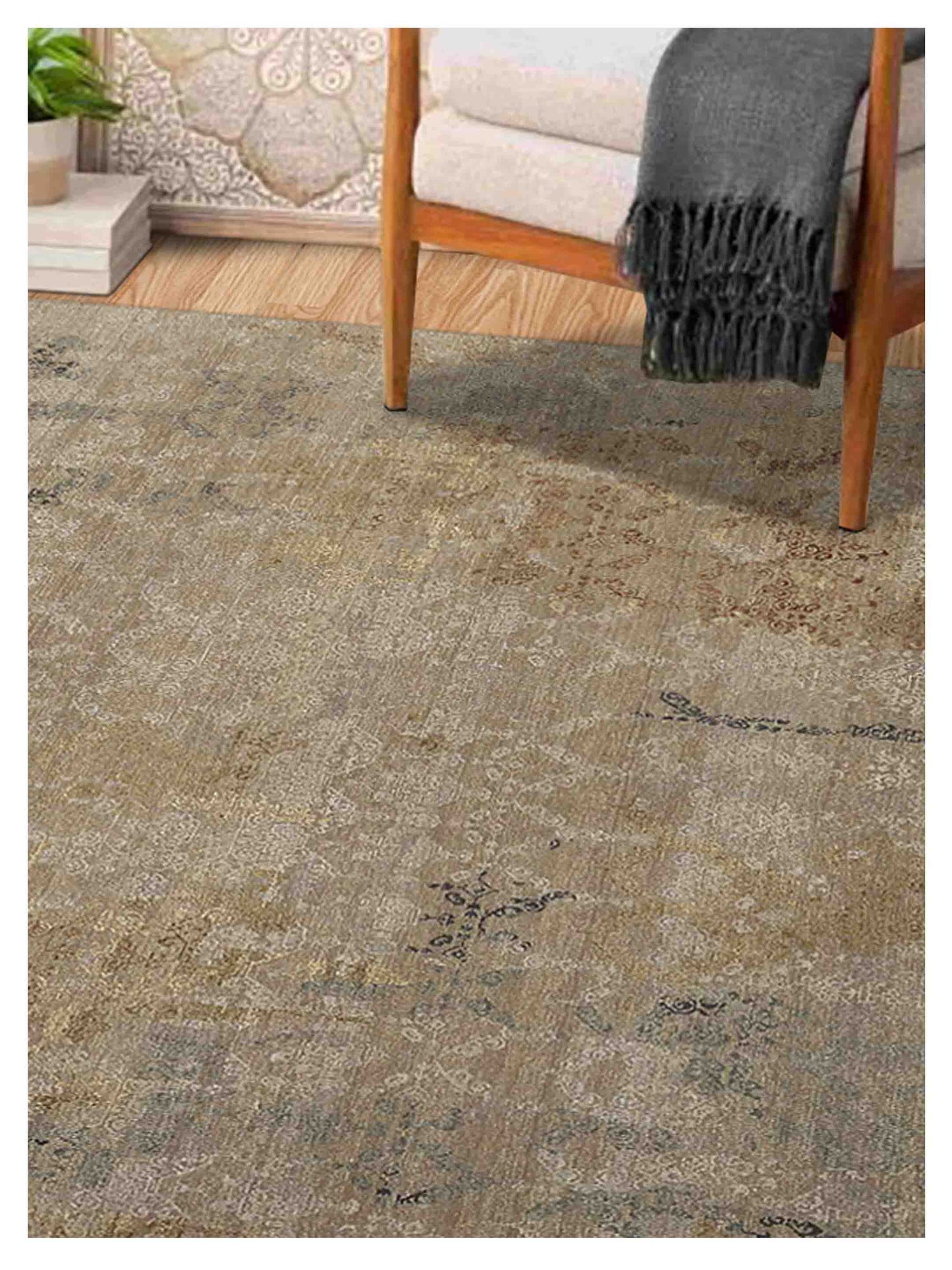 Limited DALBY DA - 706 SOFT CAMEL Transitional Knotted Rug - Rugs - Limited - Atlanta Designer Rugs