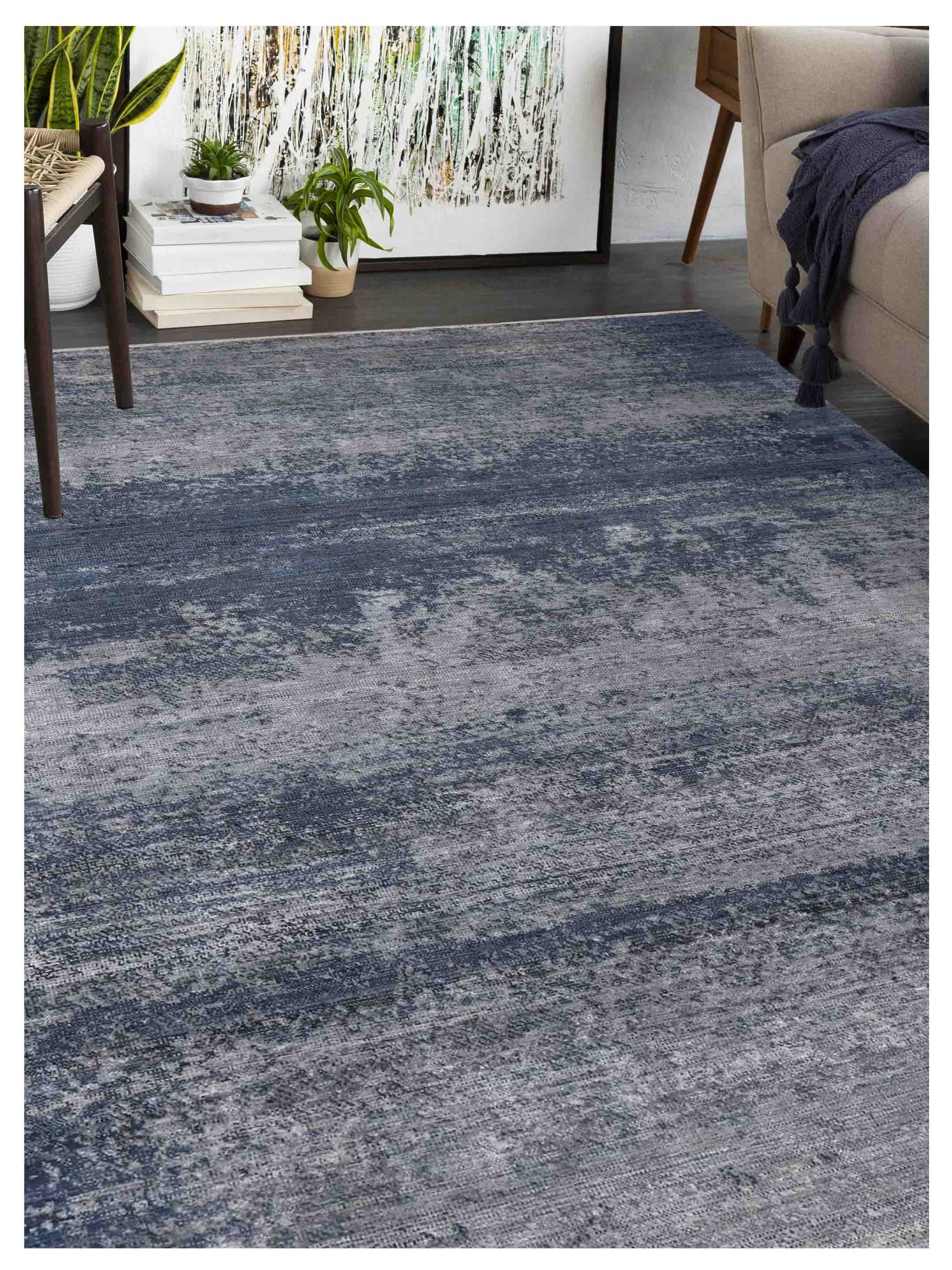 Limited DALBY DA - 716 Blue SAPPHIRE Transitional Knotted Rug - Rugs - Limited - Atlanta Designer Rugs