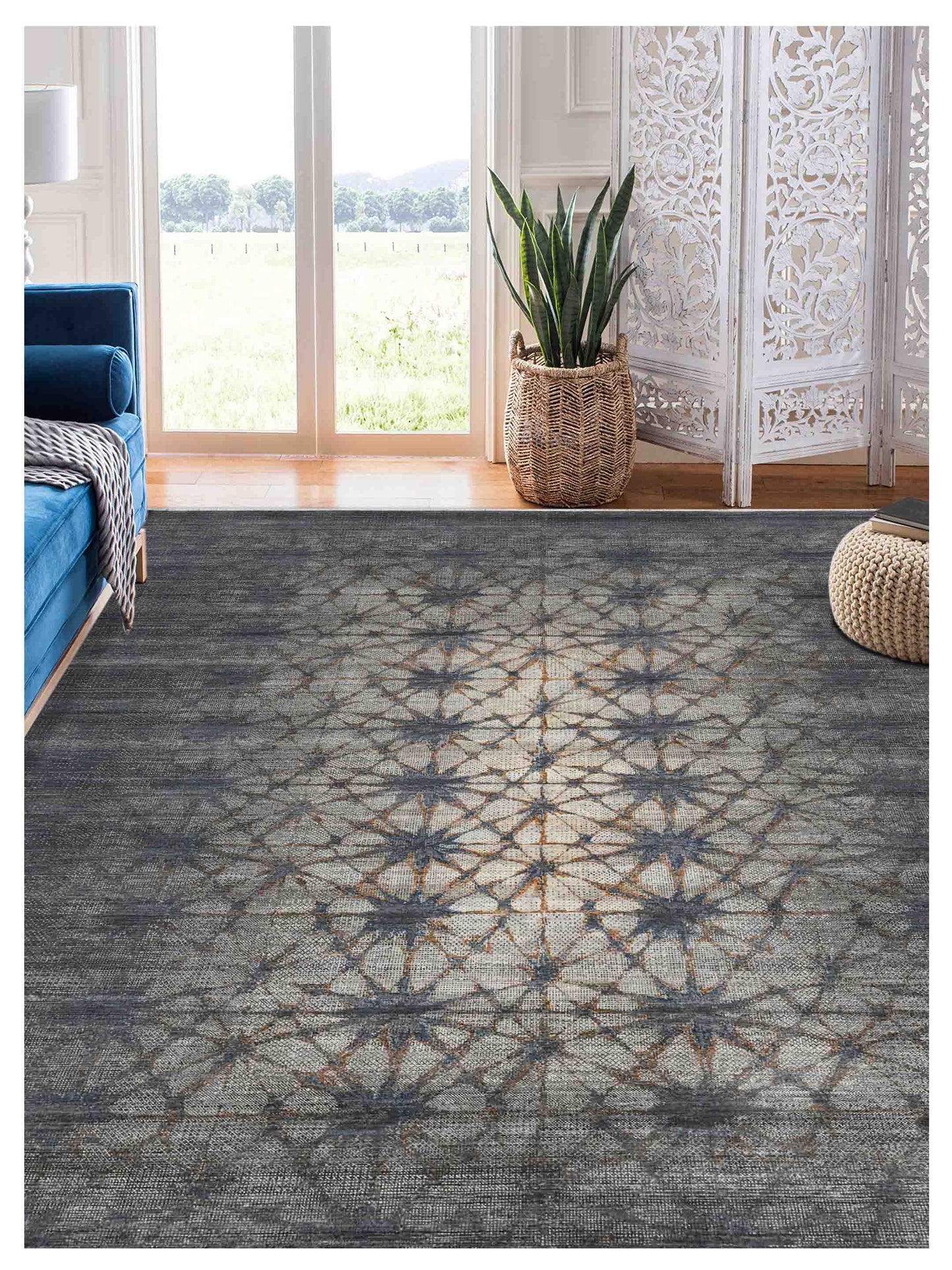 Limited DALBY DA - 717 GRAPHITE Transitional Knotted Rug - Rugs - Limited - Atlanta Designer Rugs