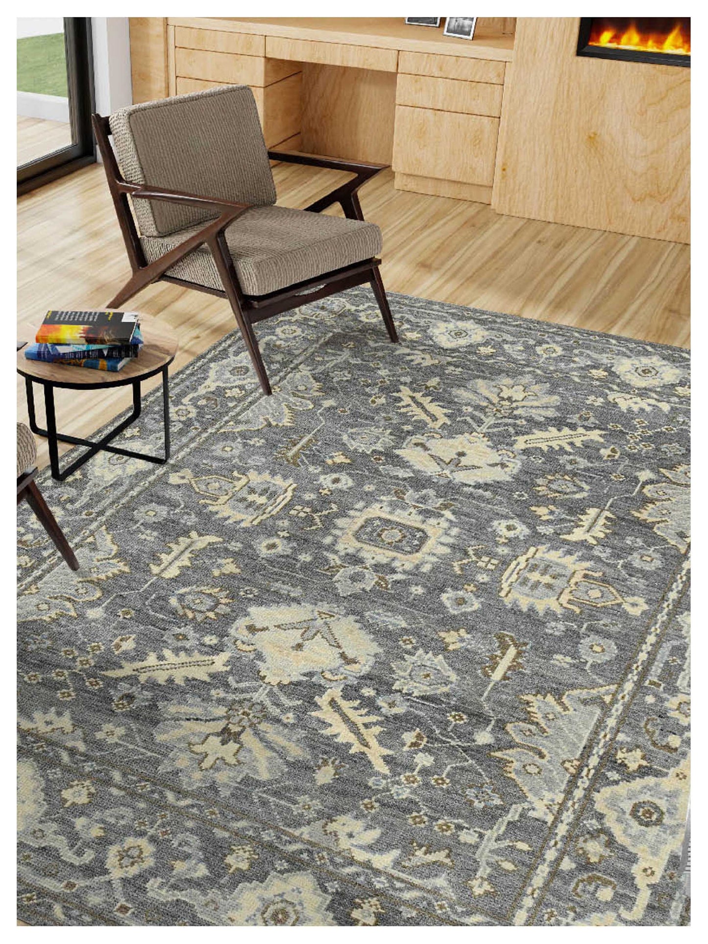 Limited DERBY DE - 155 BROWN BEIGE Traditional Knotted Rug - Rugs - Limited - Atlanta Designer Rugs