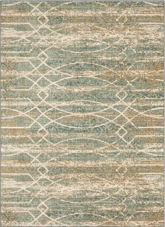 Virginia Langley Touchstone 91233 Jadeite Modern/Contemporary Machinemade Rug