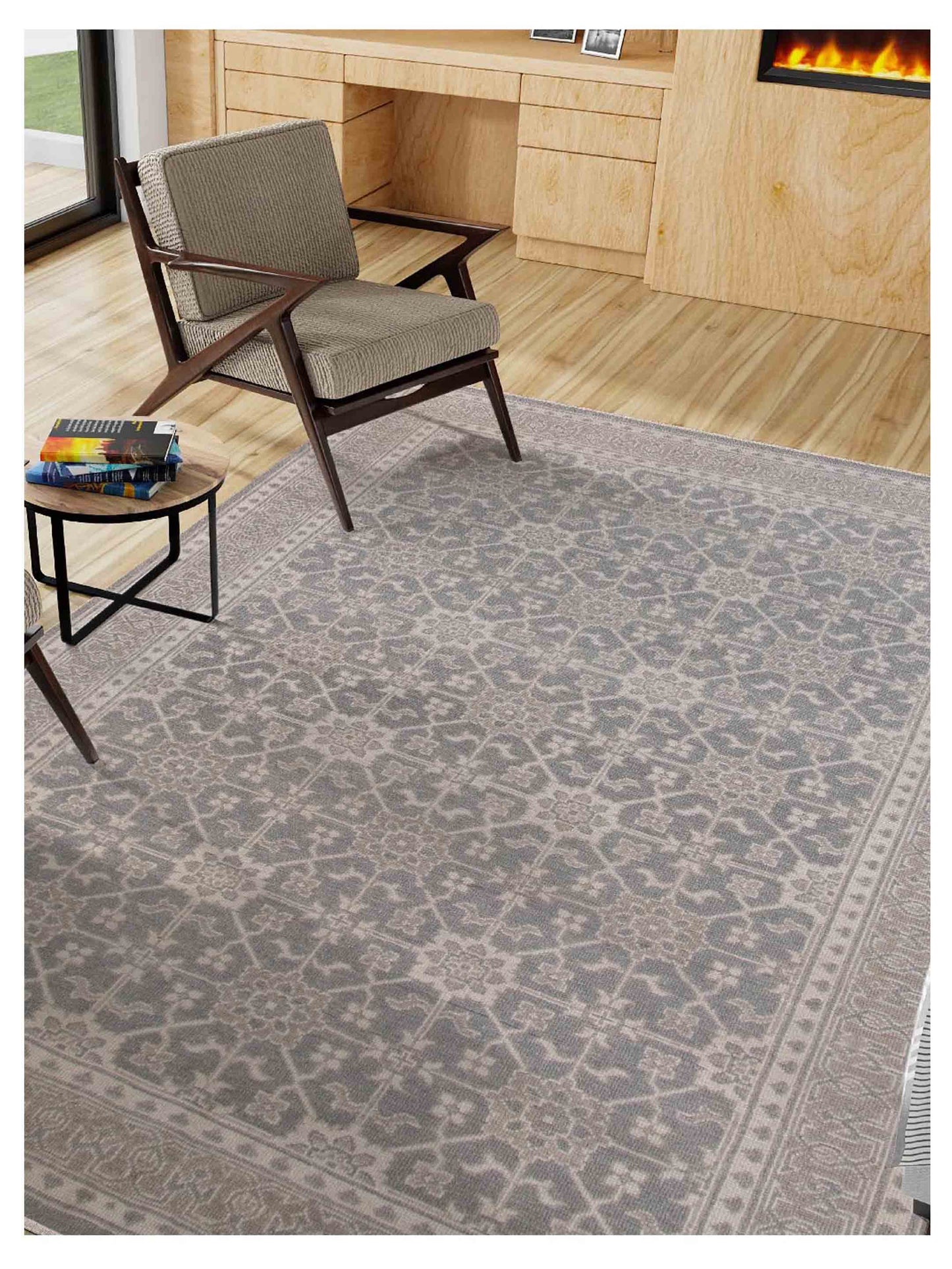 Limited EMRALD EM - 205 GRAY BROWN Traditional Knotted Rug - Rugs - Limited - Atlanta Designer Rugs