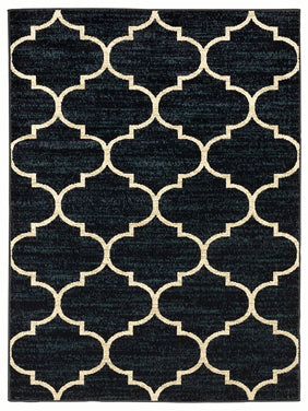 Oriental Weavers Evandale 9853B Navy Casual Machinemade Rug