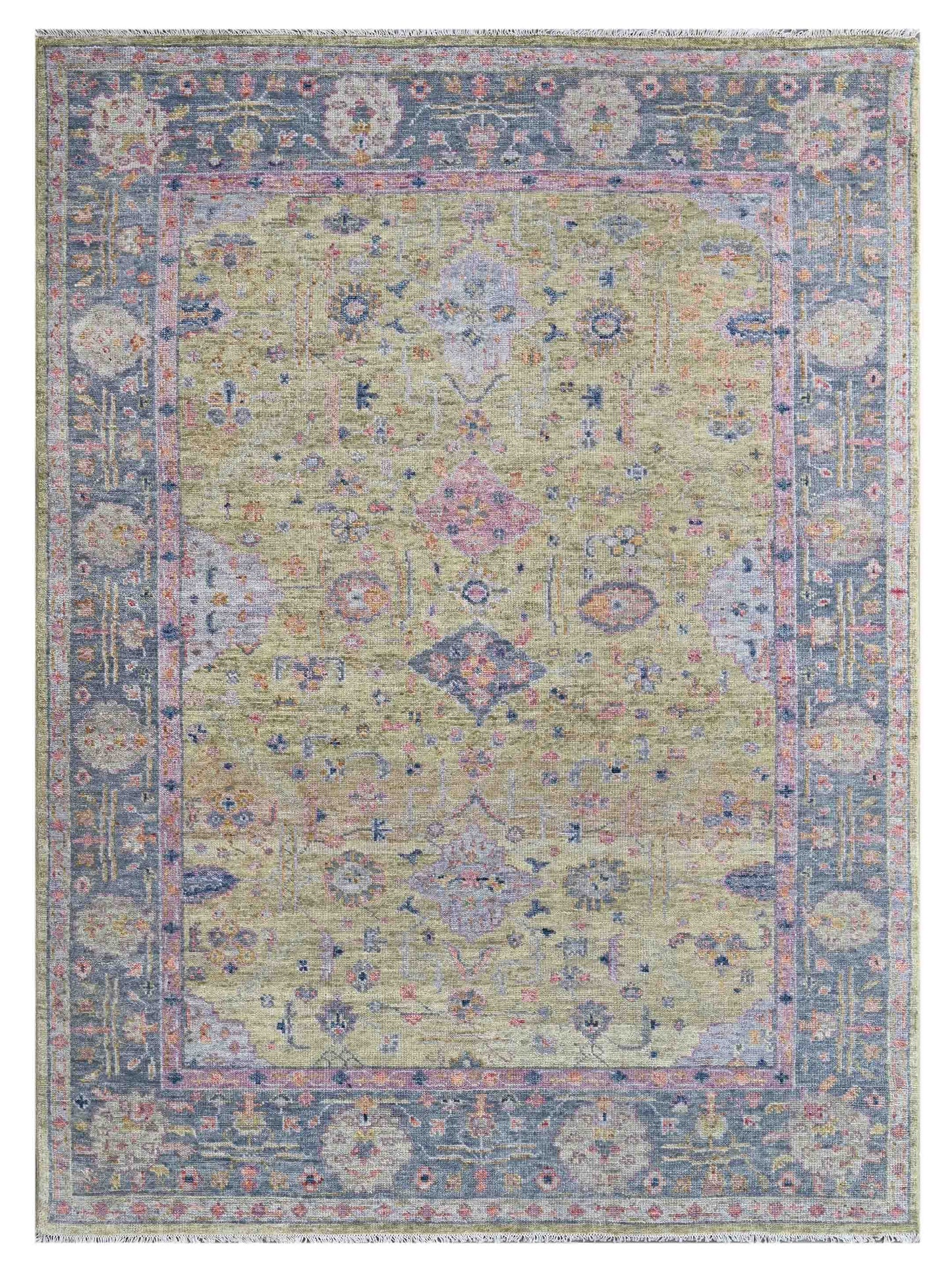 Artisan Felicity FB-363 Gold Transitional Knotted Rug