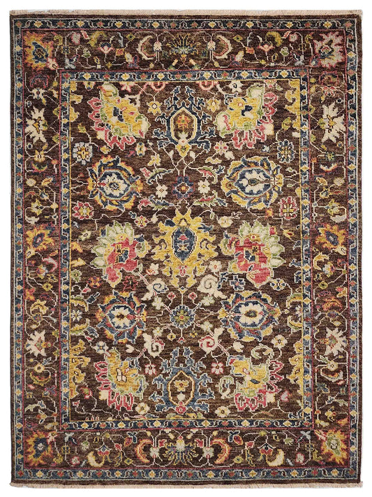 Artisan Felicity FB-372 Brown Traditional Knotted Rug