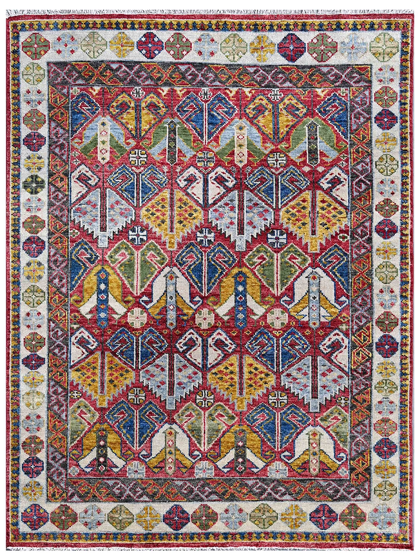 Artisan Felicity FB-475 Red Traditional Knotted Rug