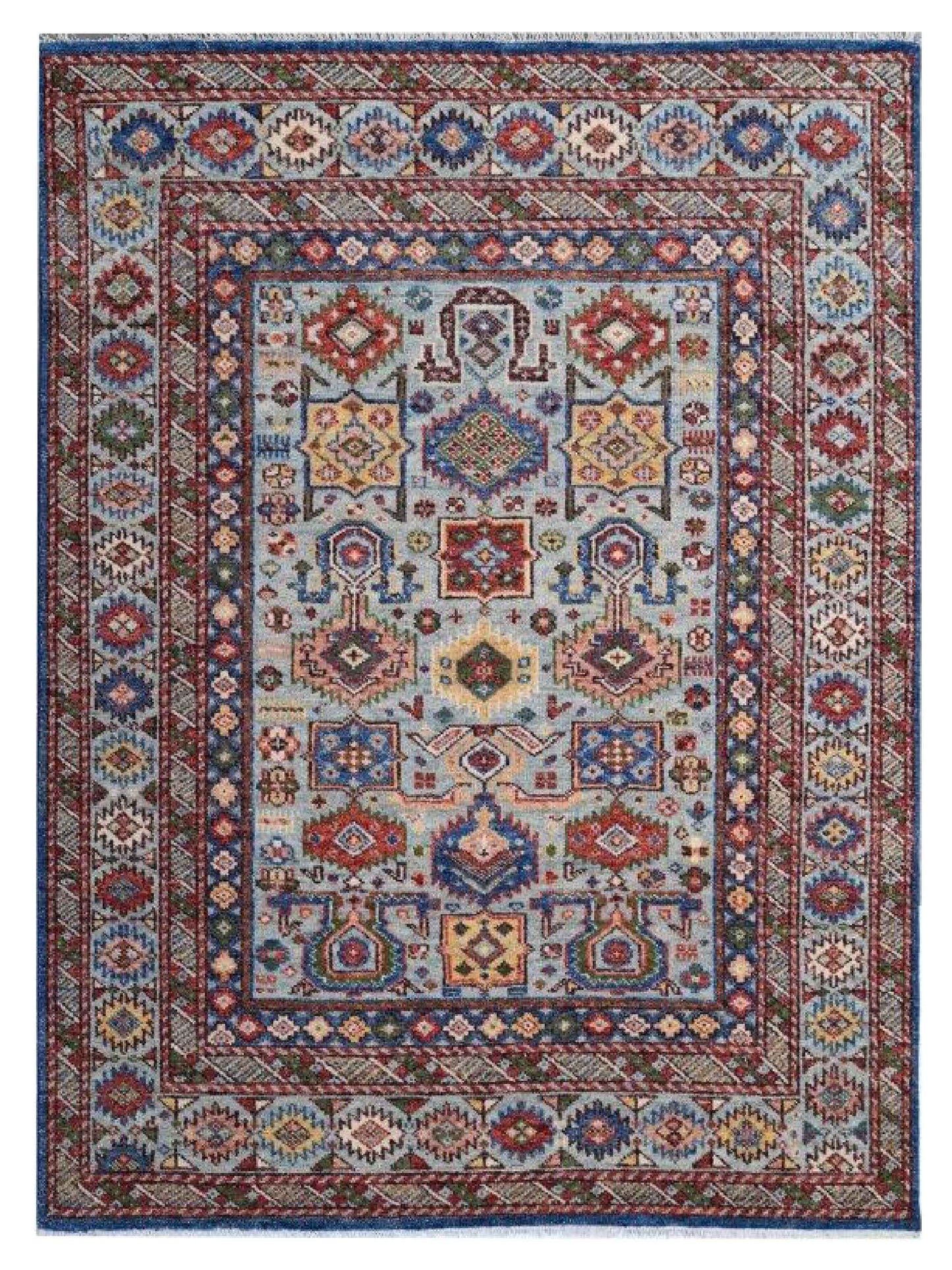 Artisan Felicity FB-476 Sky Blue Transitional Knotted Rug