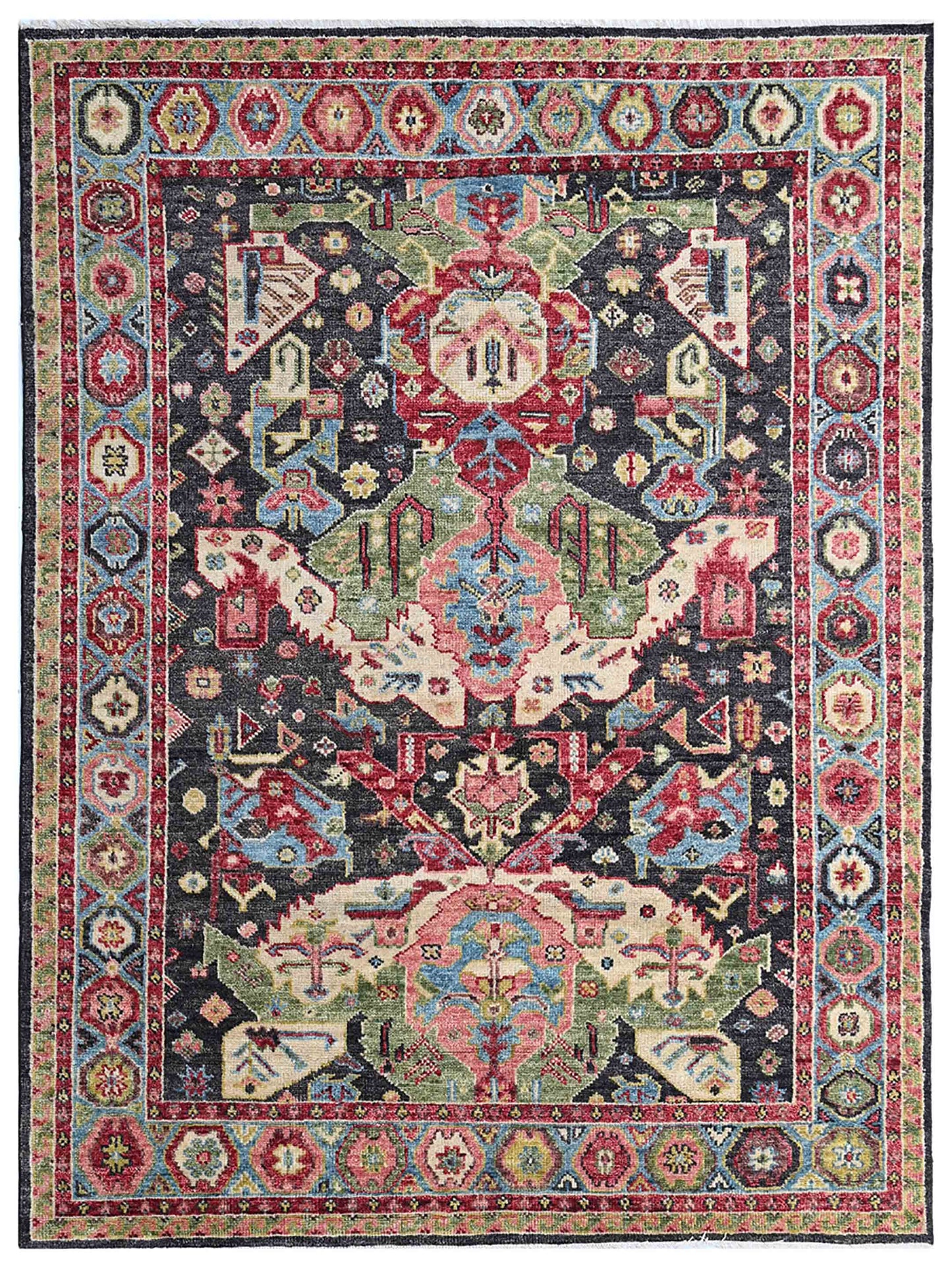 Artisan Felicity FB-487 Charcoal Traditional Knotted Rug