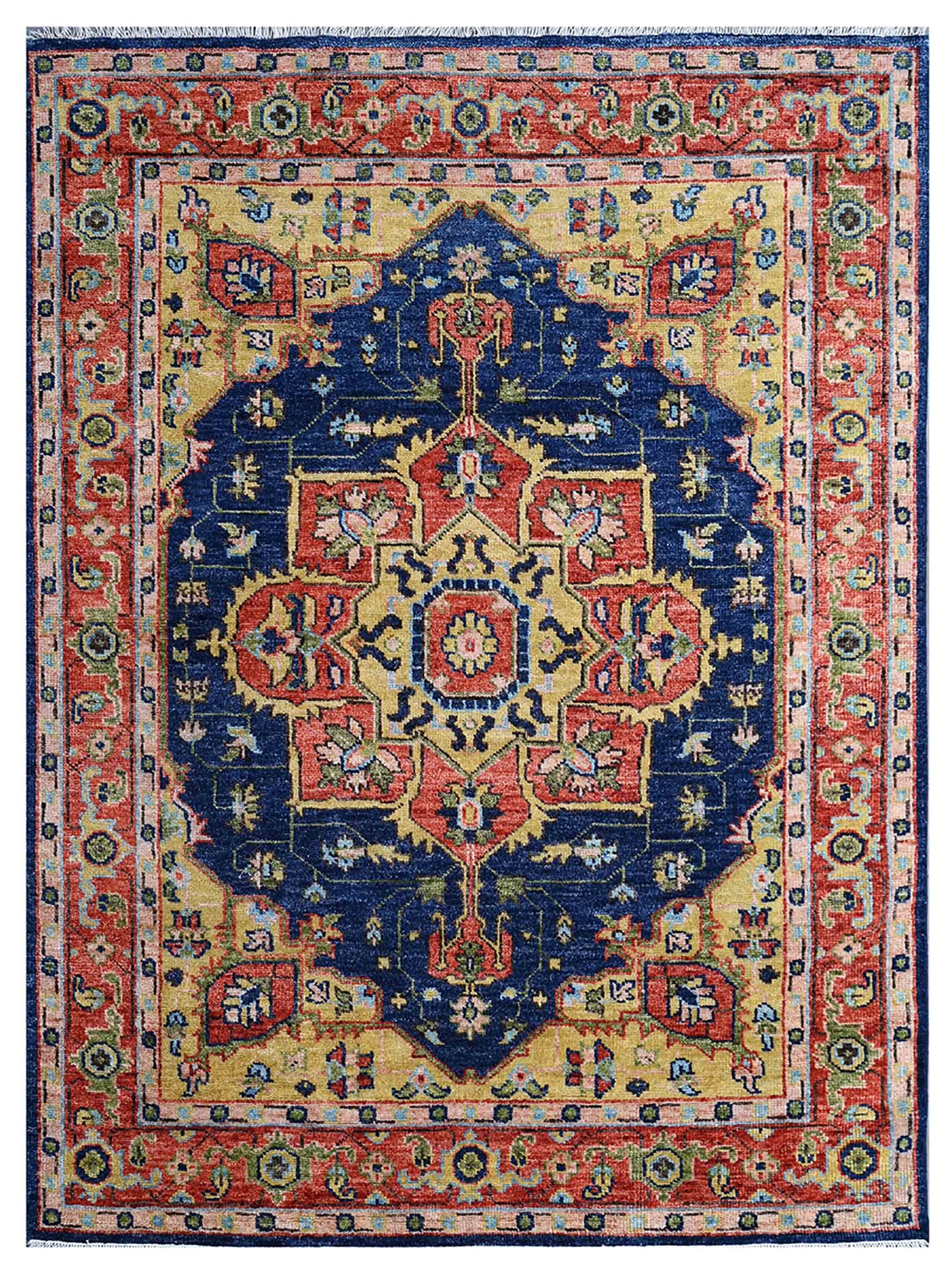 Artisan Felicity FB-491 Navy Traditional Knotted Rug