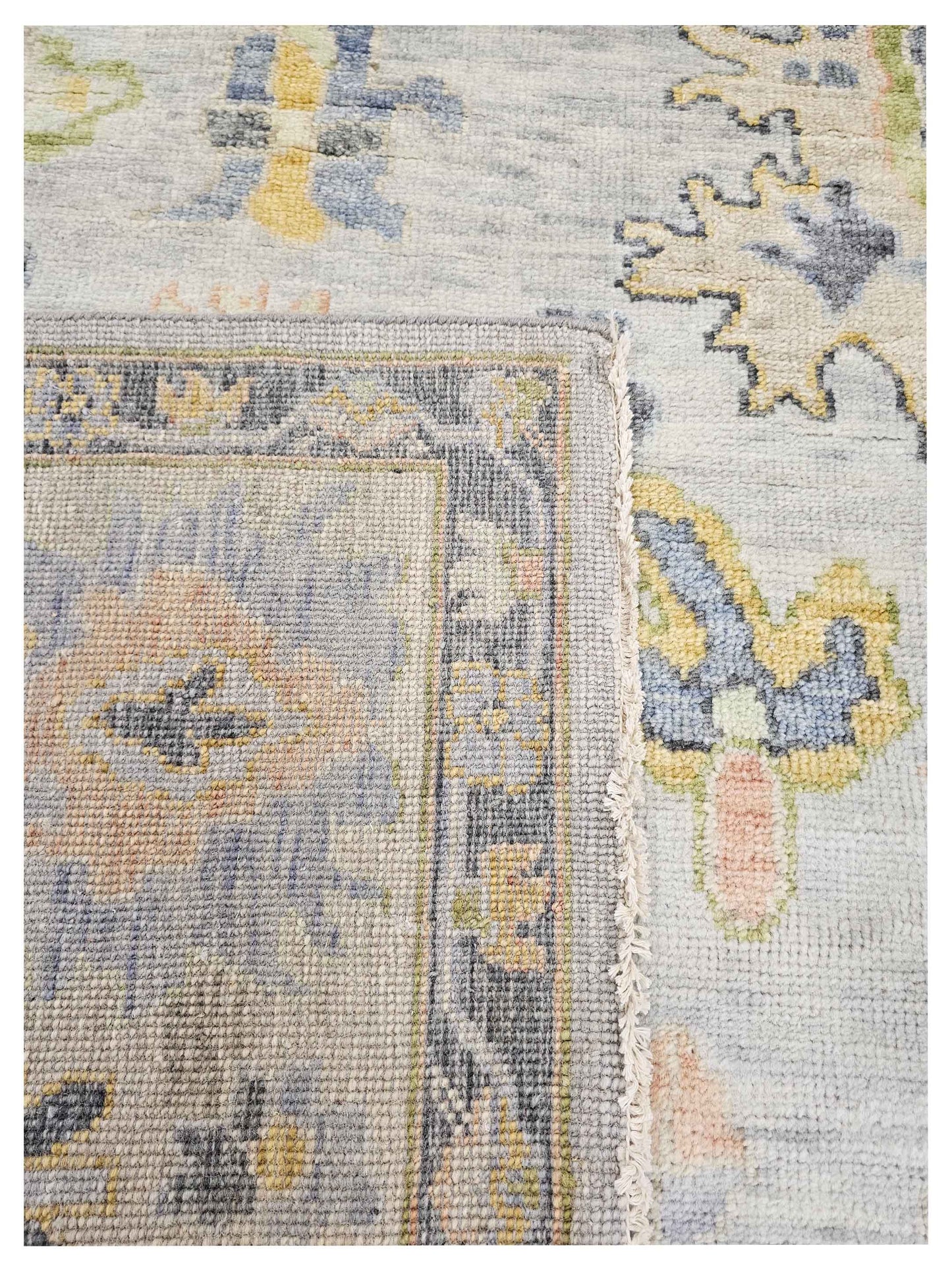 Super Freida FO-424 Grey Traditional Knotted Rug