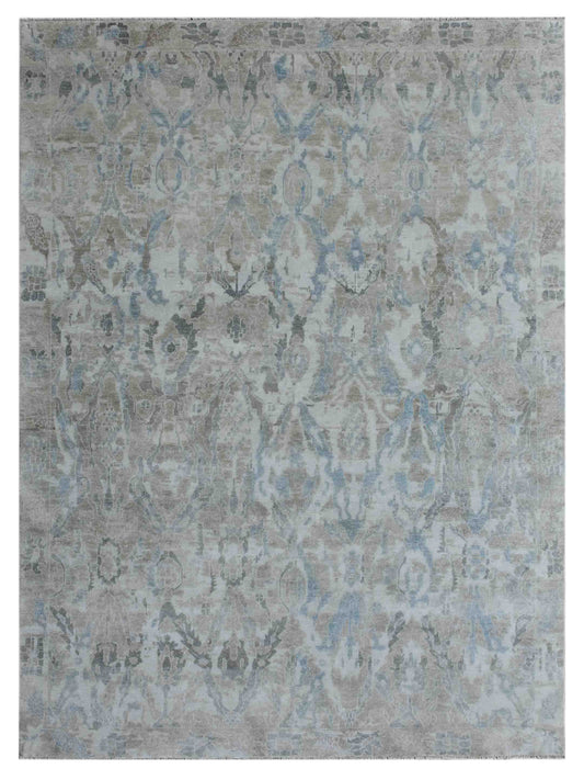 Artisan Freida FO-402 Silver Traditional Knotted Rug