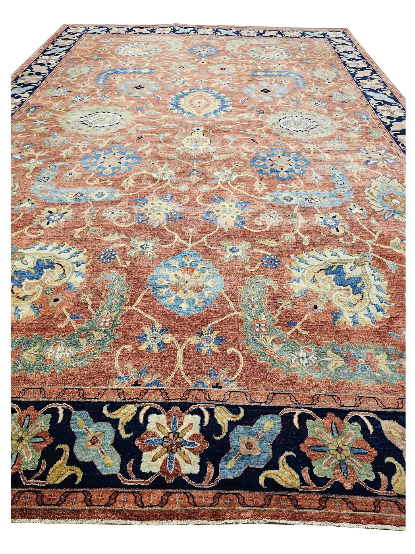 Artisan Gwyneth  Red Black Traditional Knotted Rug