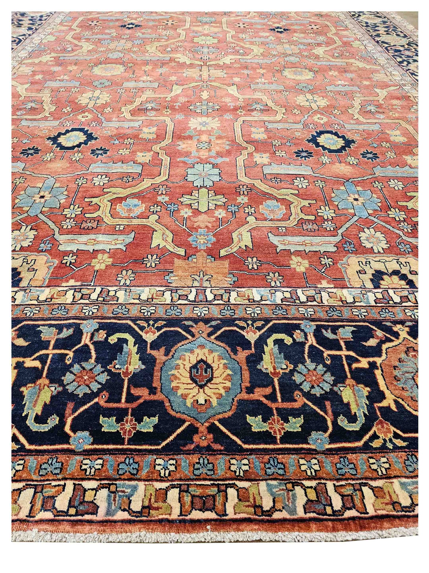 Artisan Gwyneth  Red Black Traditional Knotted Rug