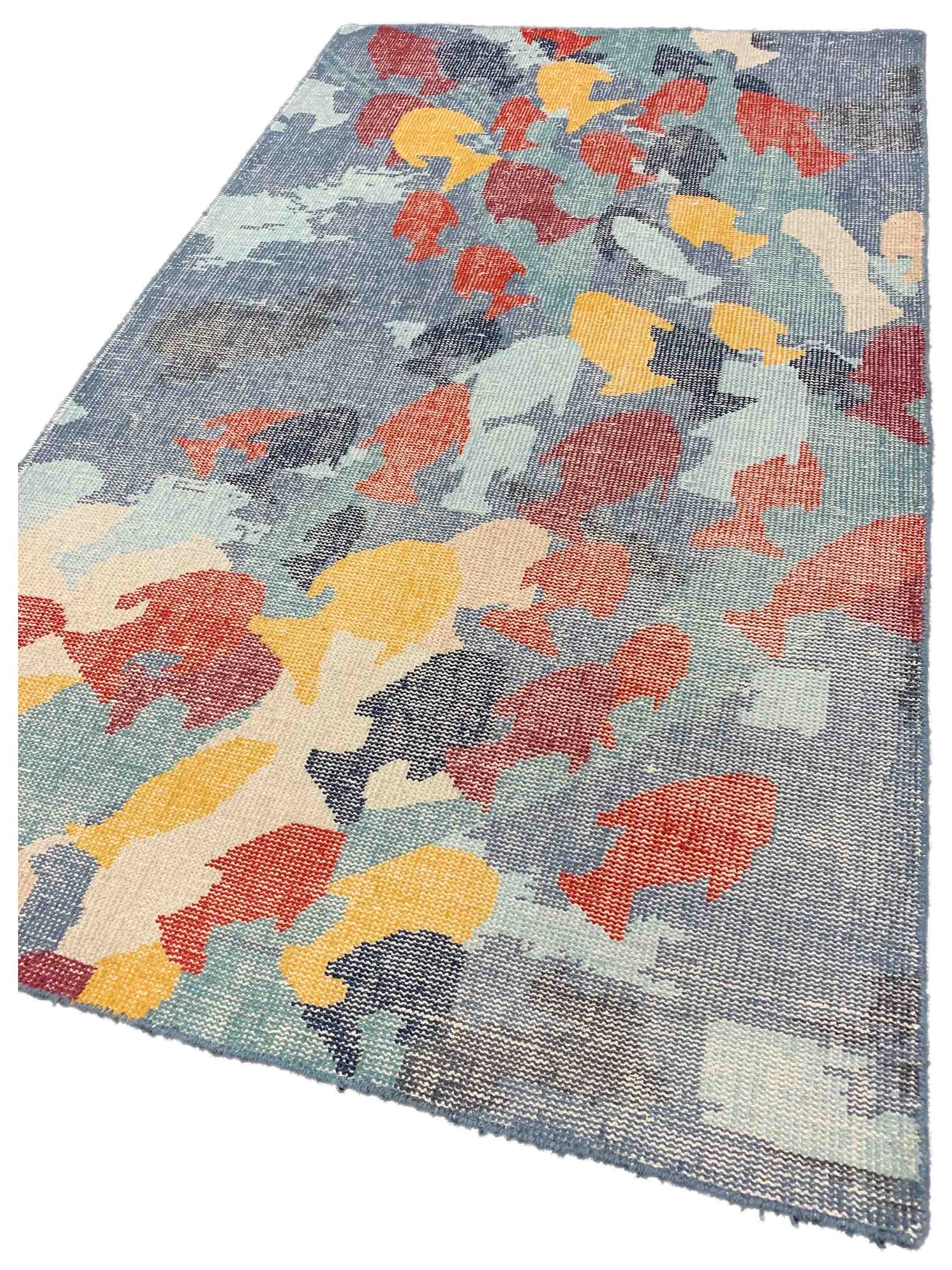 Artisan Viola Blue Transitional Knotted Rug - Rugs - Artisan - Atlanta Designer Rugs