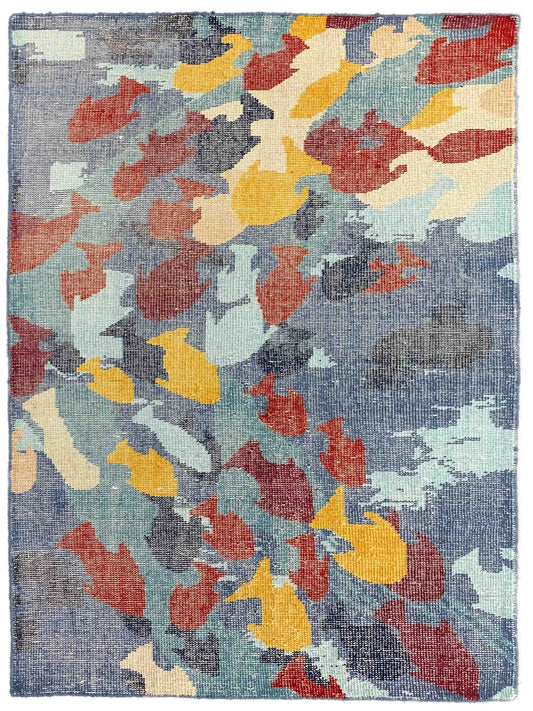 Artisan Viola Blue Transitional Knotted Rug - Rugs - Artisan - Atlanta Designer Rugs