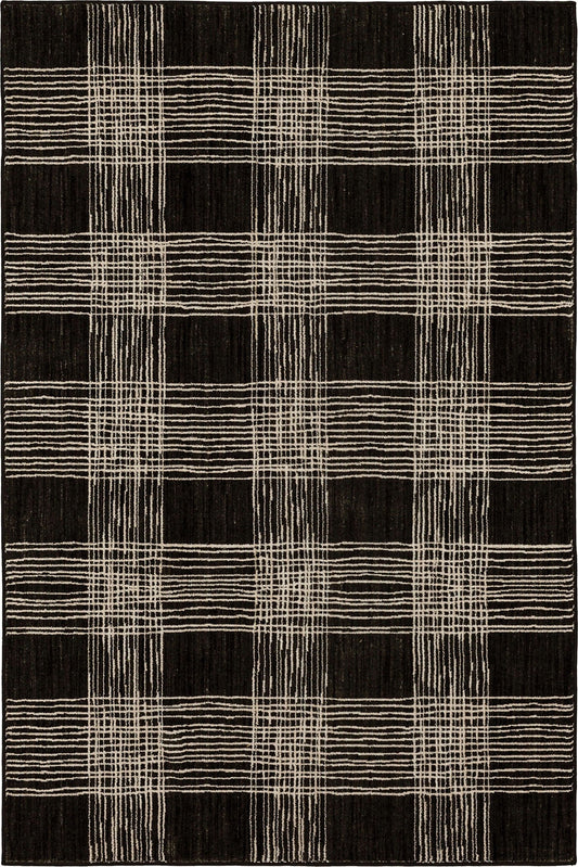 Bobby Berk Bobby Berk by Karastan (Series 3) 92438 Onyx Transitional Machinemade Rug