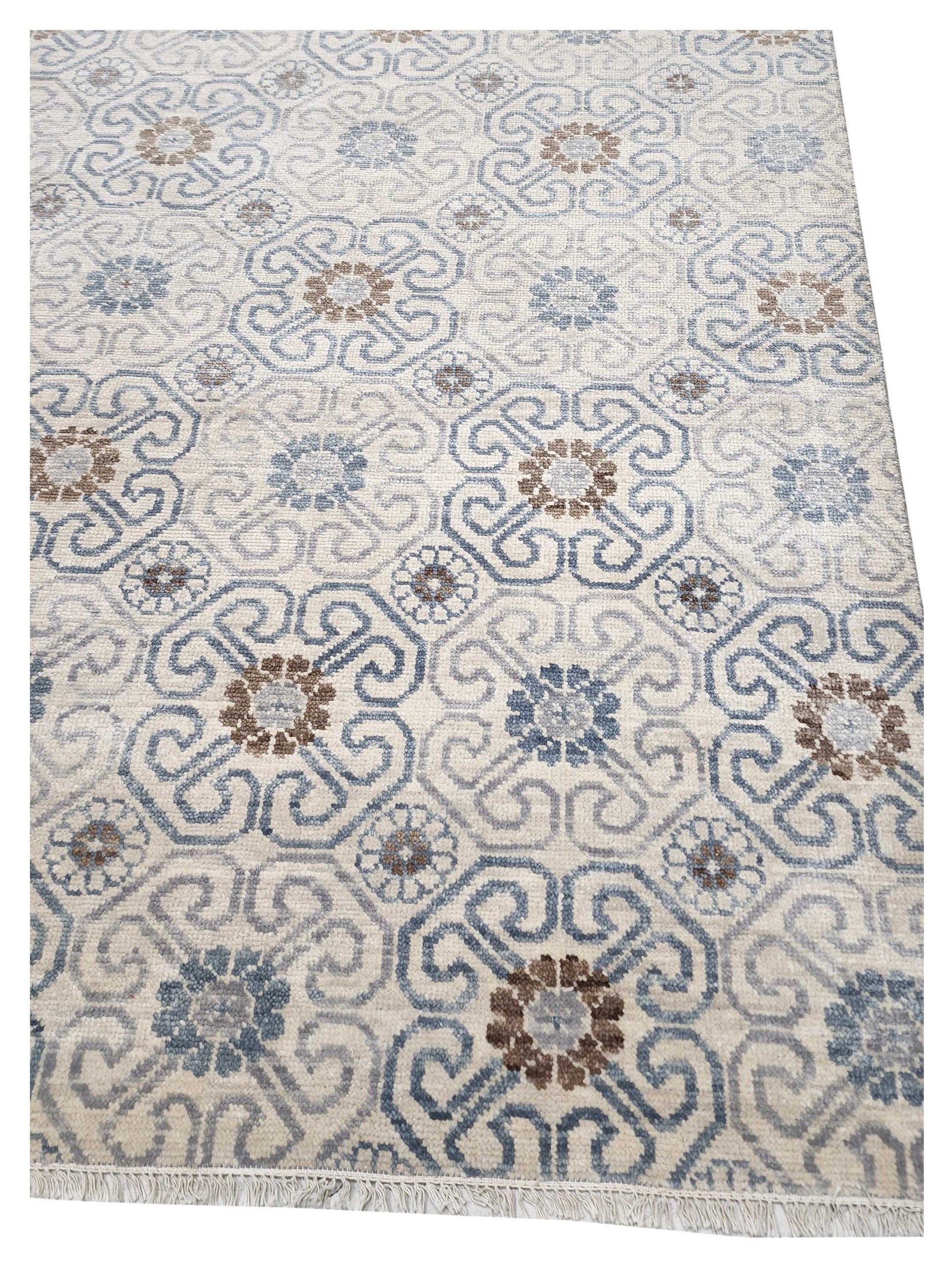 Artisan Amanda Beige Traditional Knotted Rug - Rugs - Artisan - Atlanta Designer Rugs