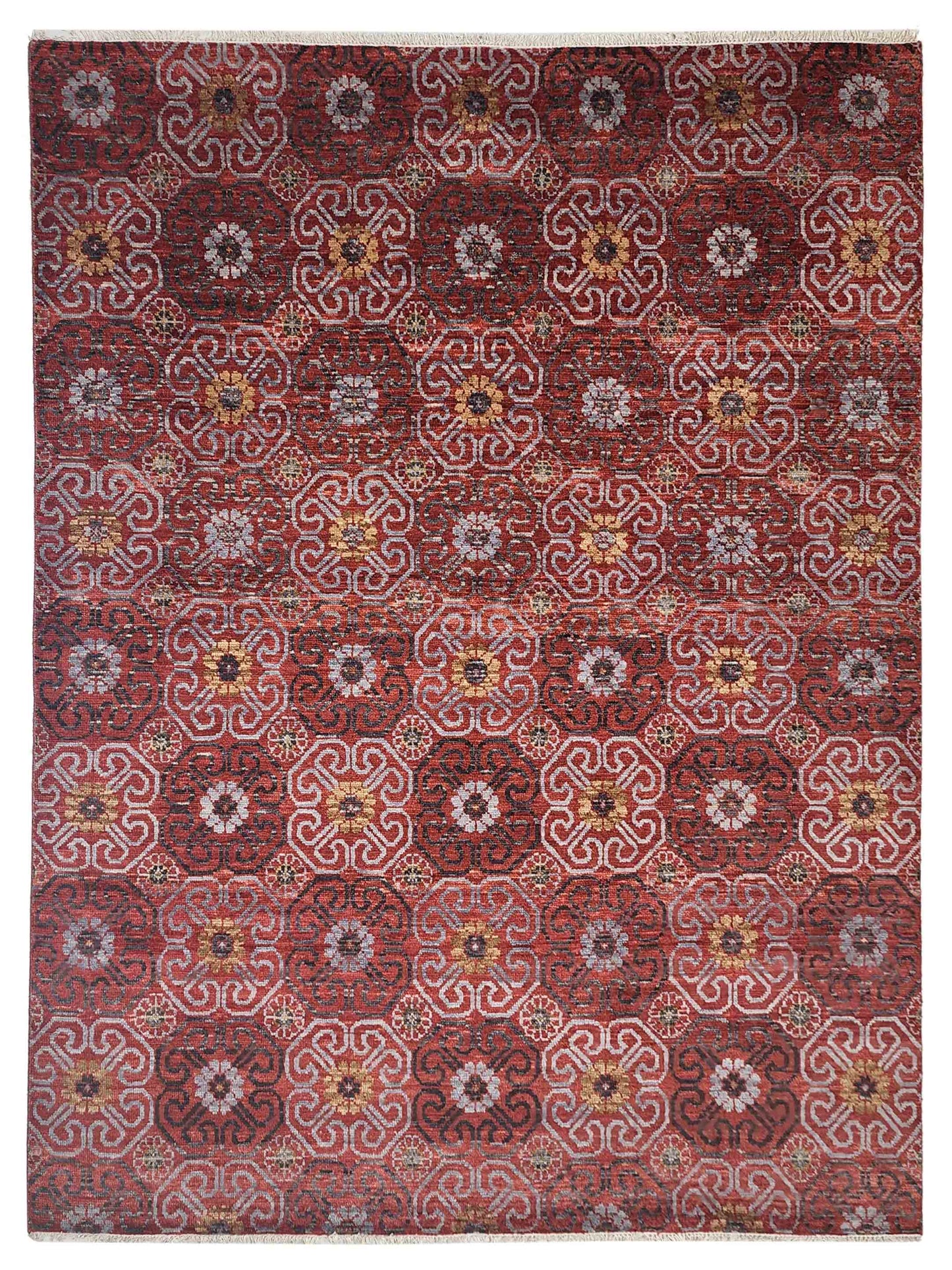 Artisan Amanda GC-54 Red Traditional Knotted Rug