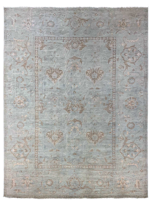 Artisan Evan Blue Traditional Knotted Rug - Rugs - Artisan - Atlanta Designer Rugs