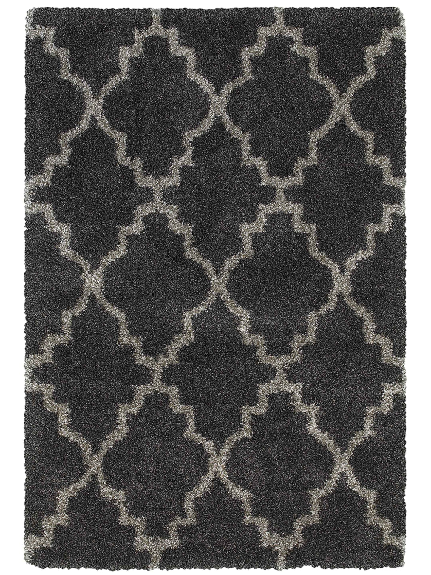 Oriental Weavers Henderson 092K1 Charcoal Shag Machinemade Rug