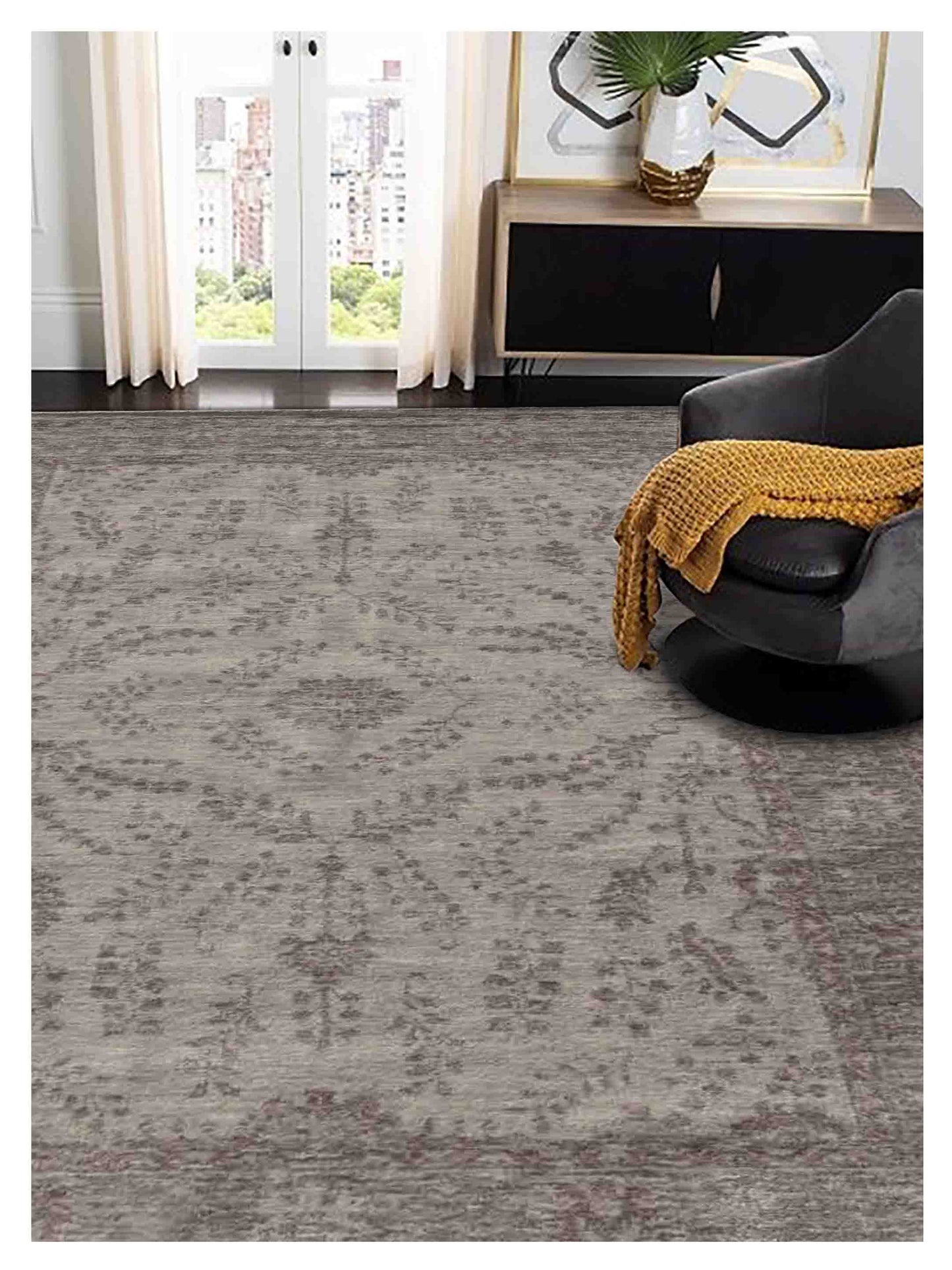 Limited INVERELL IN-512 Gray  Traditional Woven Rug