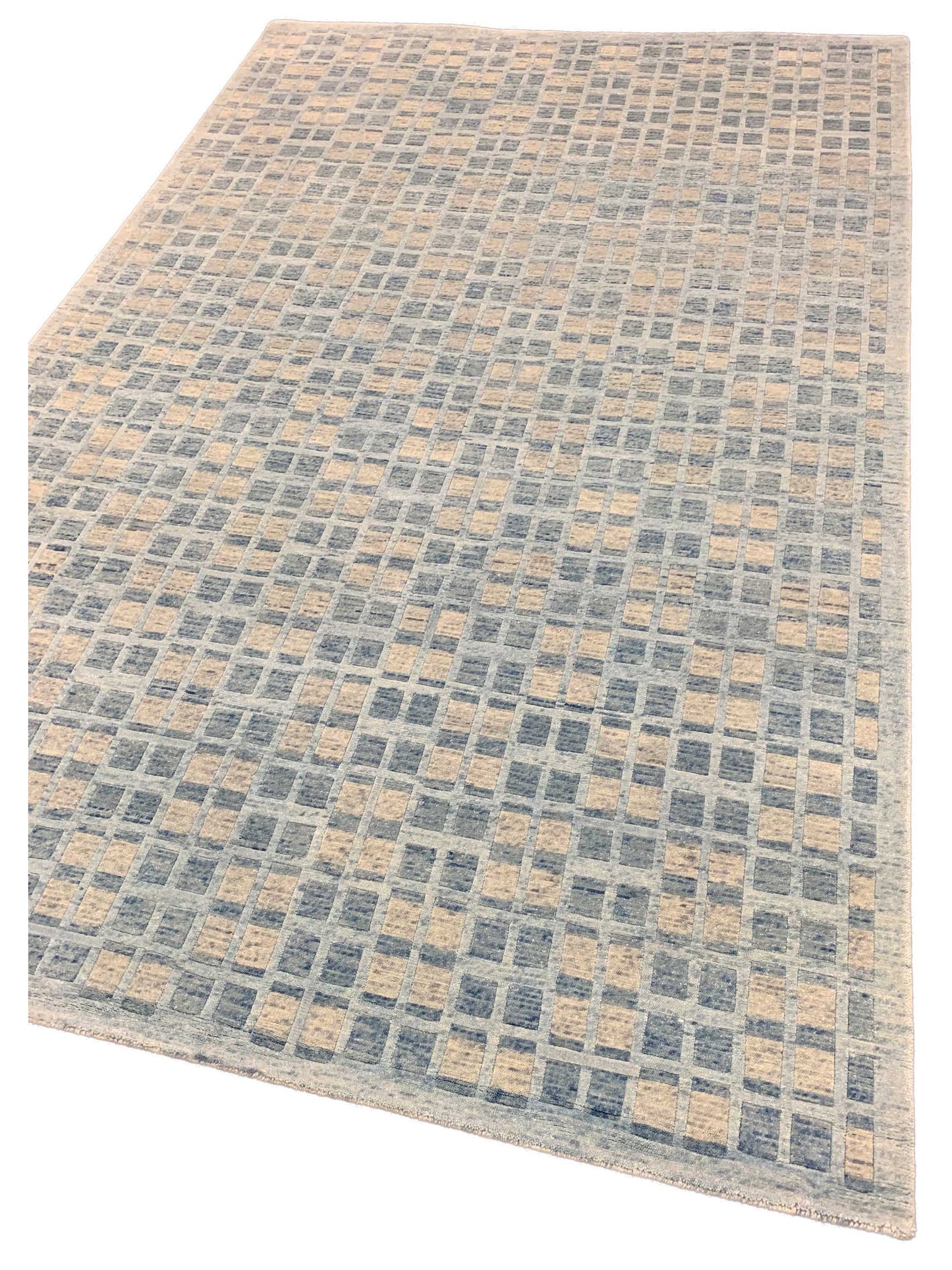 Artisan Toni Aqua Transitional Knotted Rug - Rugs - Artisan - Atlanta Designer Rugs