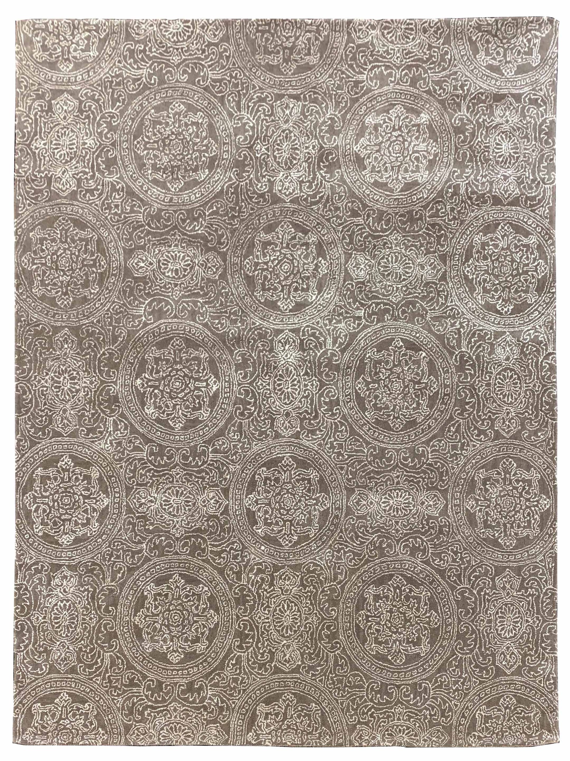 Artisan Juliette Silver Transitional Tufted Rug - Rugs - Artisan - Atlanta Designer Rugs