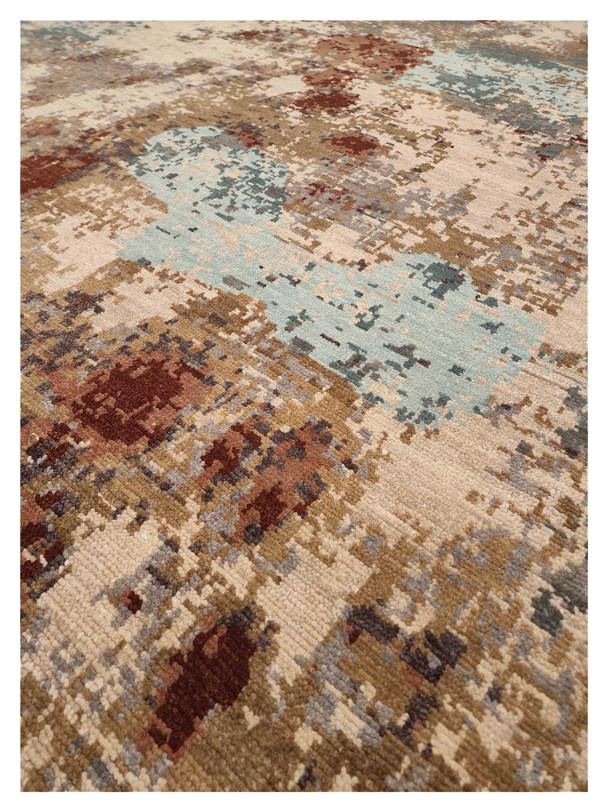 Artisan Arast Beige Multy Transitional Knotted Rug - Rugs - Artisan - Atlanta Designer Rugs