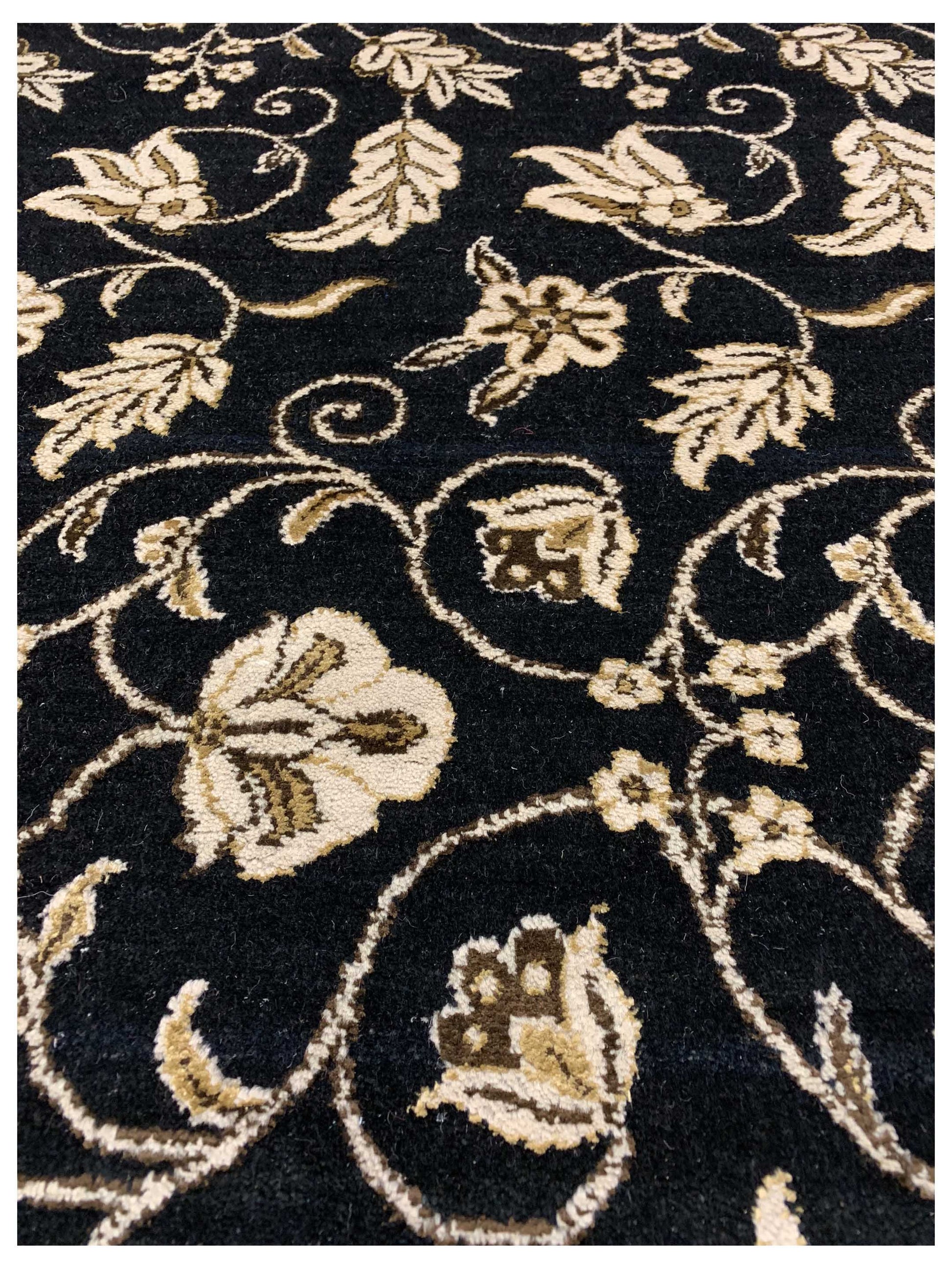 Artisan Winona Black Traditional Knotted Rug - Rugs - Artisan - Atlanta Designer Rugs