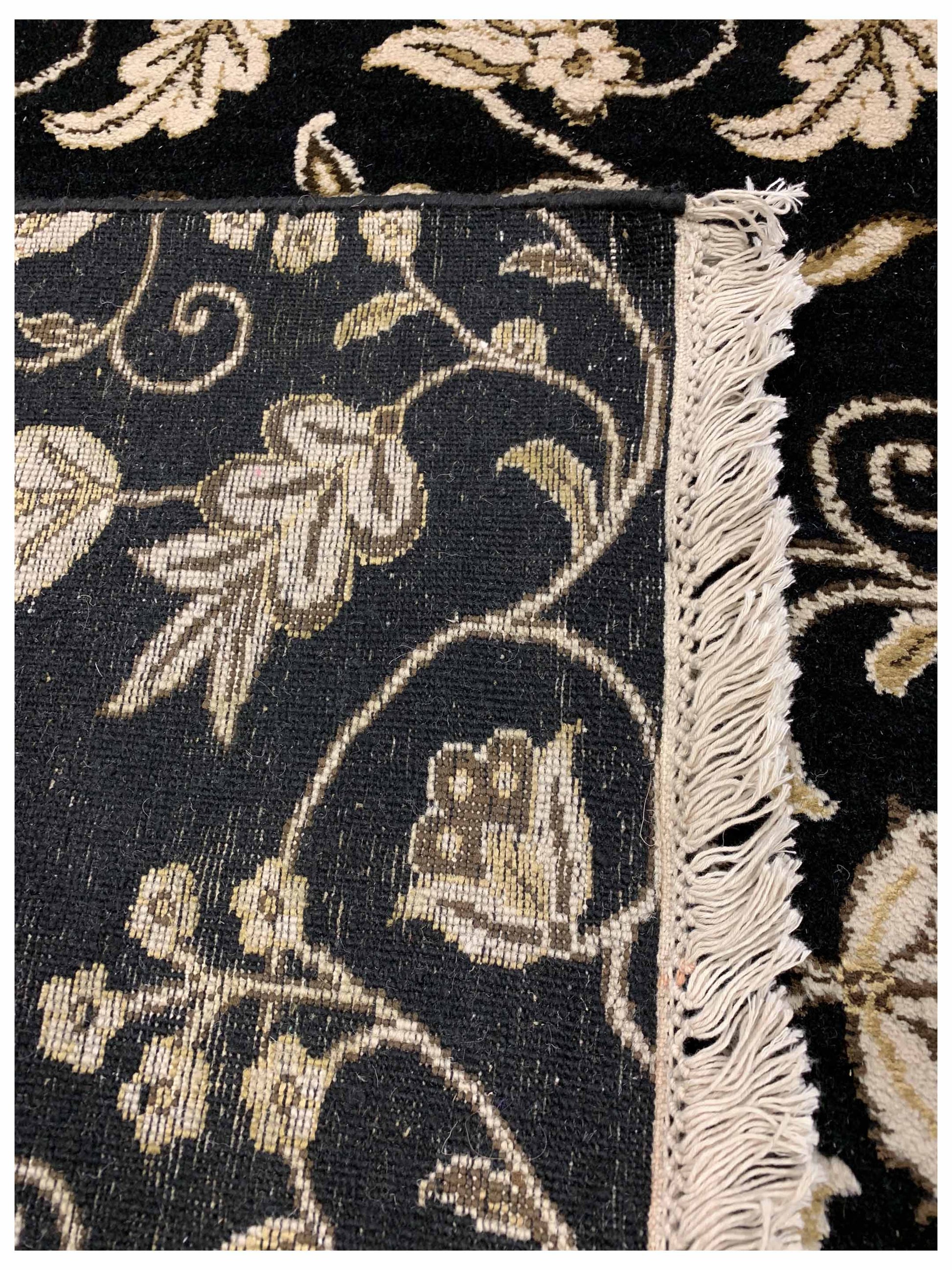 Artisan Winona Black Traditional Knotted Rug - Rugs - Artisan - Atlanta Designer Rugs