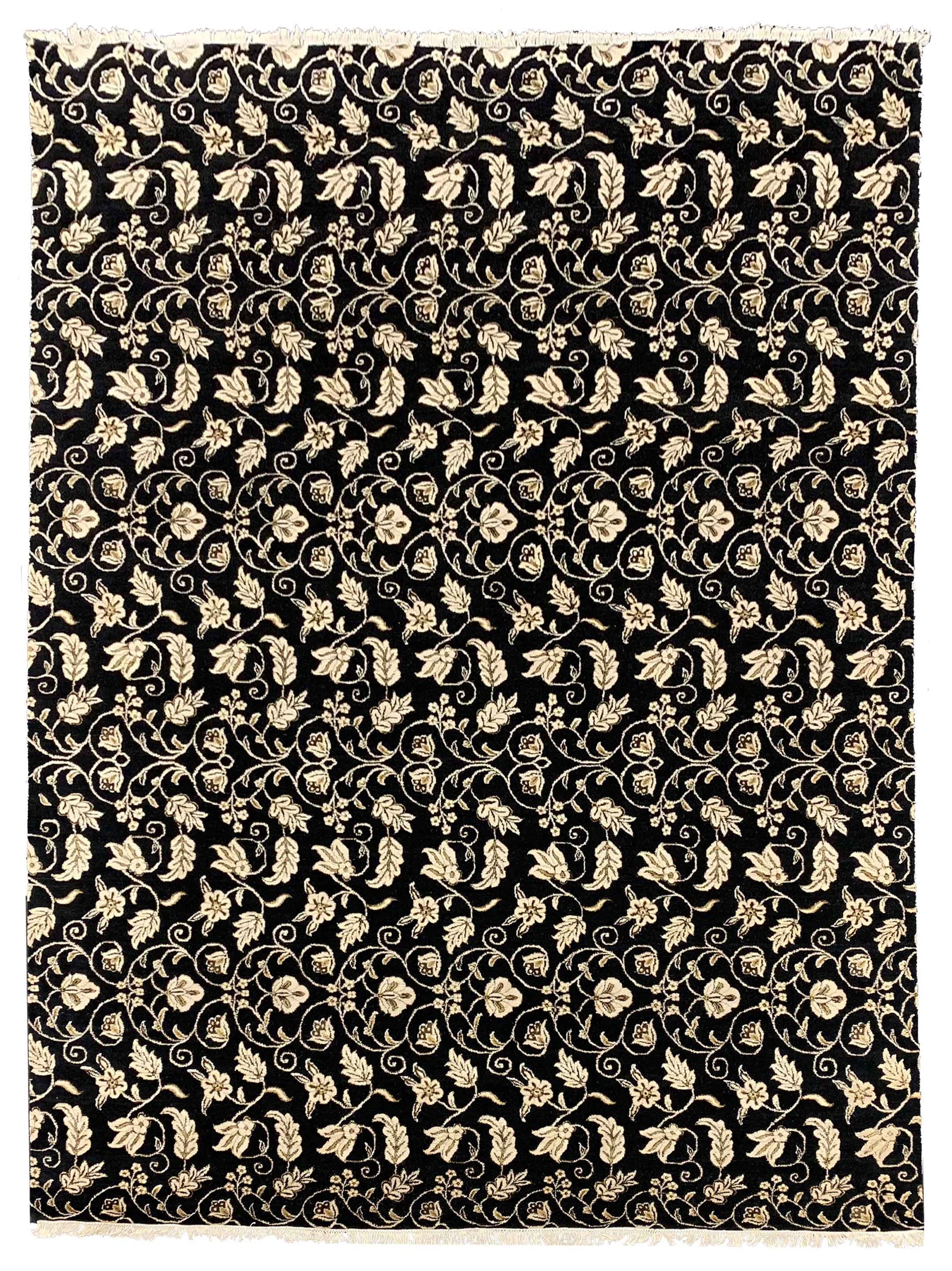 Artisan Winona Black Traditional Knotted Rug - Rugs - Artisan - Atlanta Designer Rugs