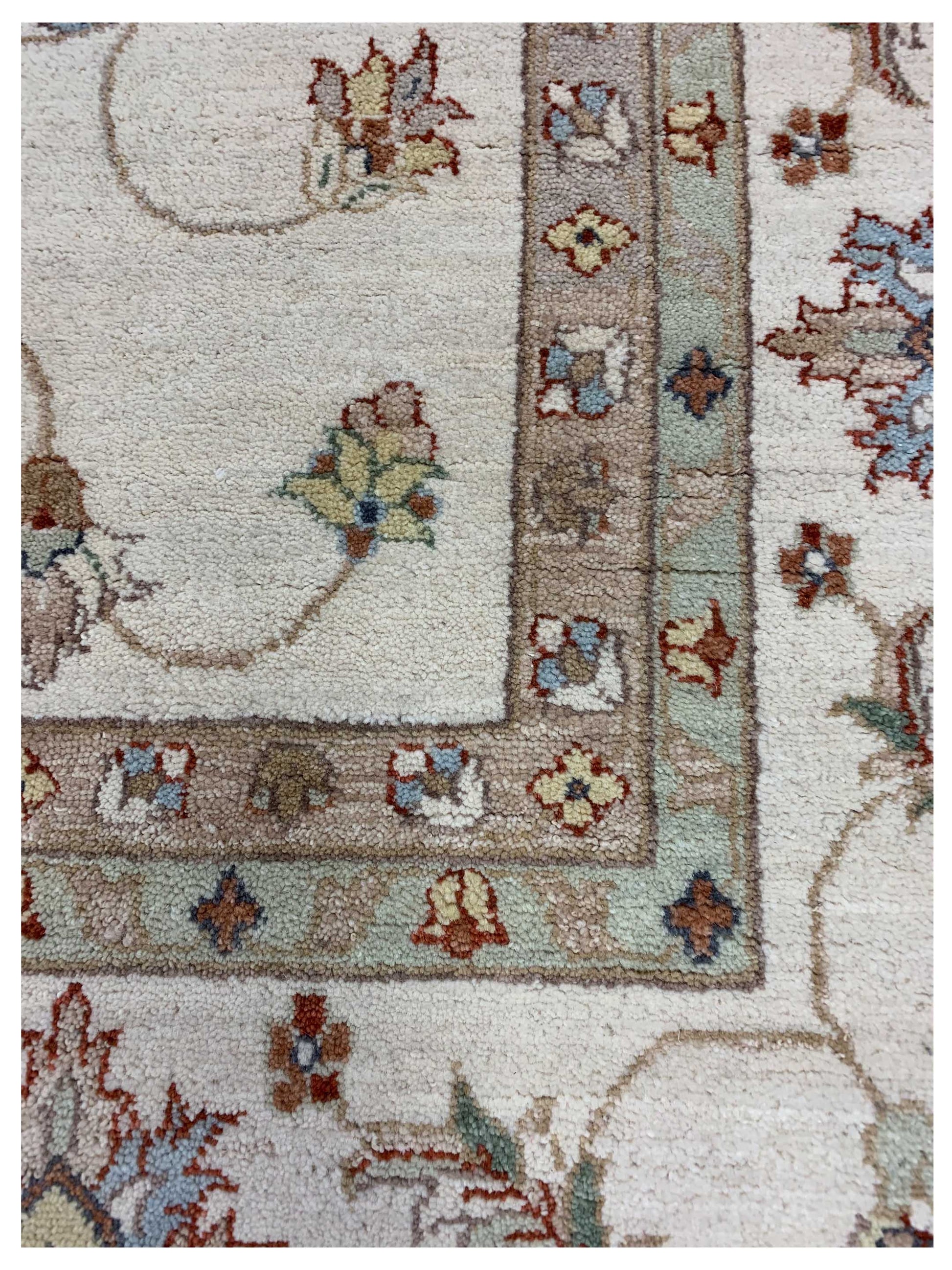 Artisan Zara Ivory Traditional Knotted Rug - Rugs - Artisan - Atlanta Designer Rugs