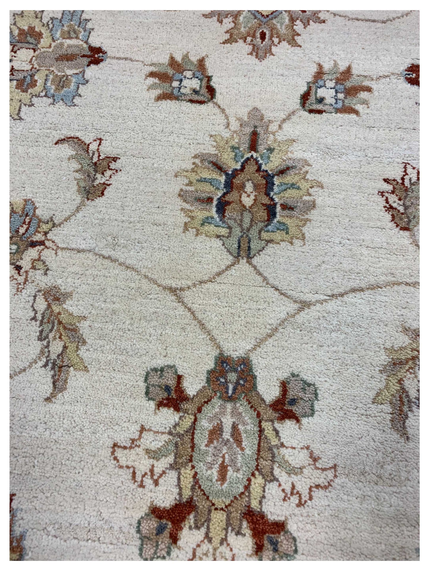 Artisan Zara Ivory Traditional Knotted Rug - Rugs - Artisan - Atlanta Designer Rugs