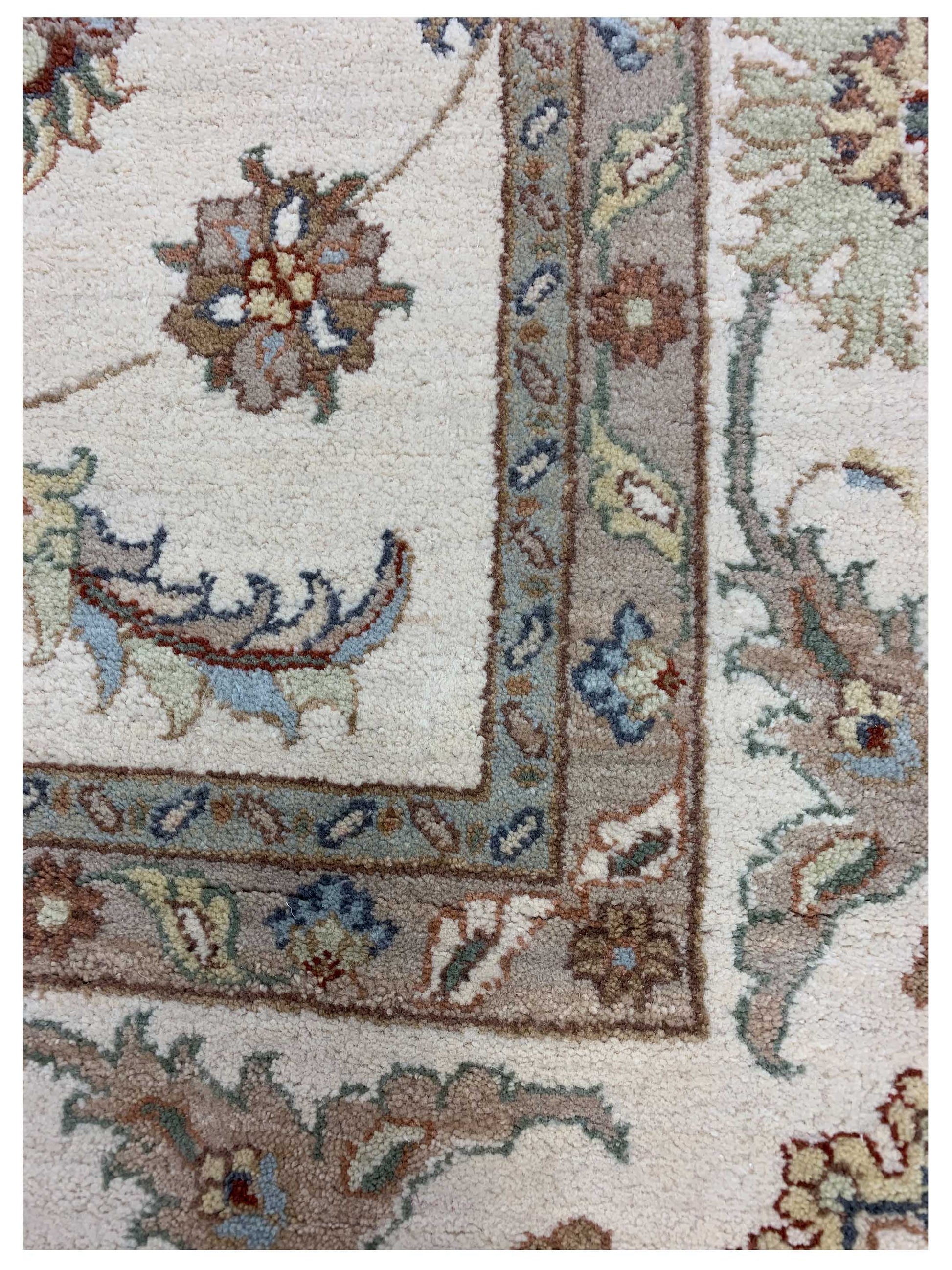 Artisan Zara Ivory Traditional Knotted Rug - Rugs - Artisan - Atlanta Designer Rugs