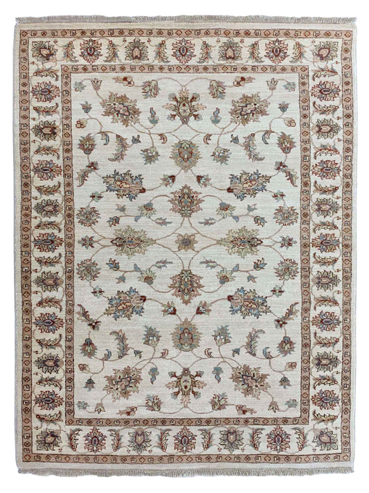 Artisan Zara Ivory Traditional Knotted Rug - Rugs - Artisan - Atlanta Designer Rugs