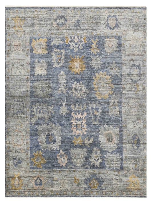 Limited Jimbour JIM - 101 WATER BLUE Transitional Knotted Rug - Rugs - Limited - Atlanta Designer Rugs