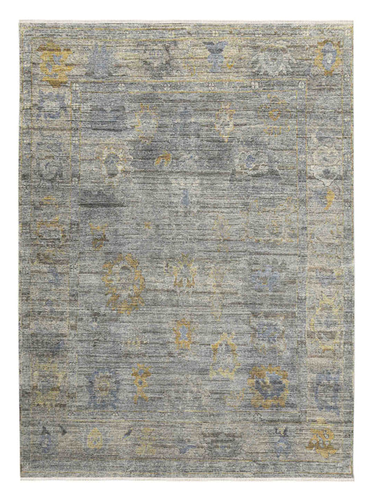 Limited Jimbour JIM - 102 GRAY Transitional Knotted Rug - Rugs - Limited - Atlanta Designer Rugs