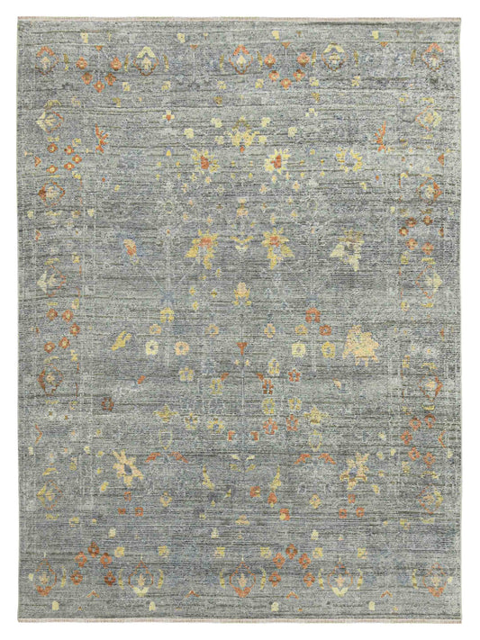 Limited Jimbour JIM - 103 LIGHT GRAY Transitional Knotted Rug - Rugs - Limited - Atlanta Designer Rugs