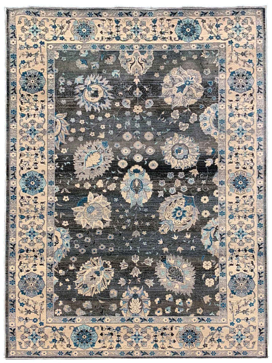 Artisan Kate Charcoal Multi Transitional Machinemade Rug - Rugs - Artisan - Atlanta Designer Rugs