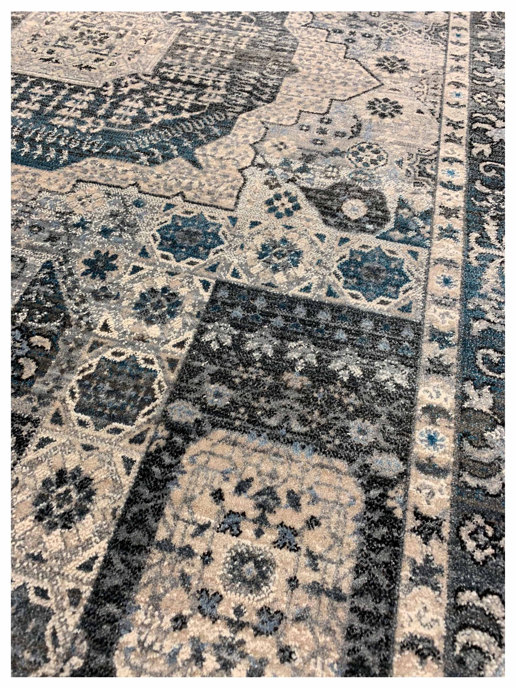 Artisan Kate Gray Charcoal Transitional Machinemade Rug - Rugs - Artisan - Atlanta Designer Rugs