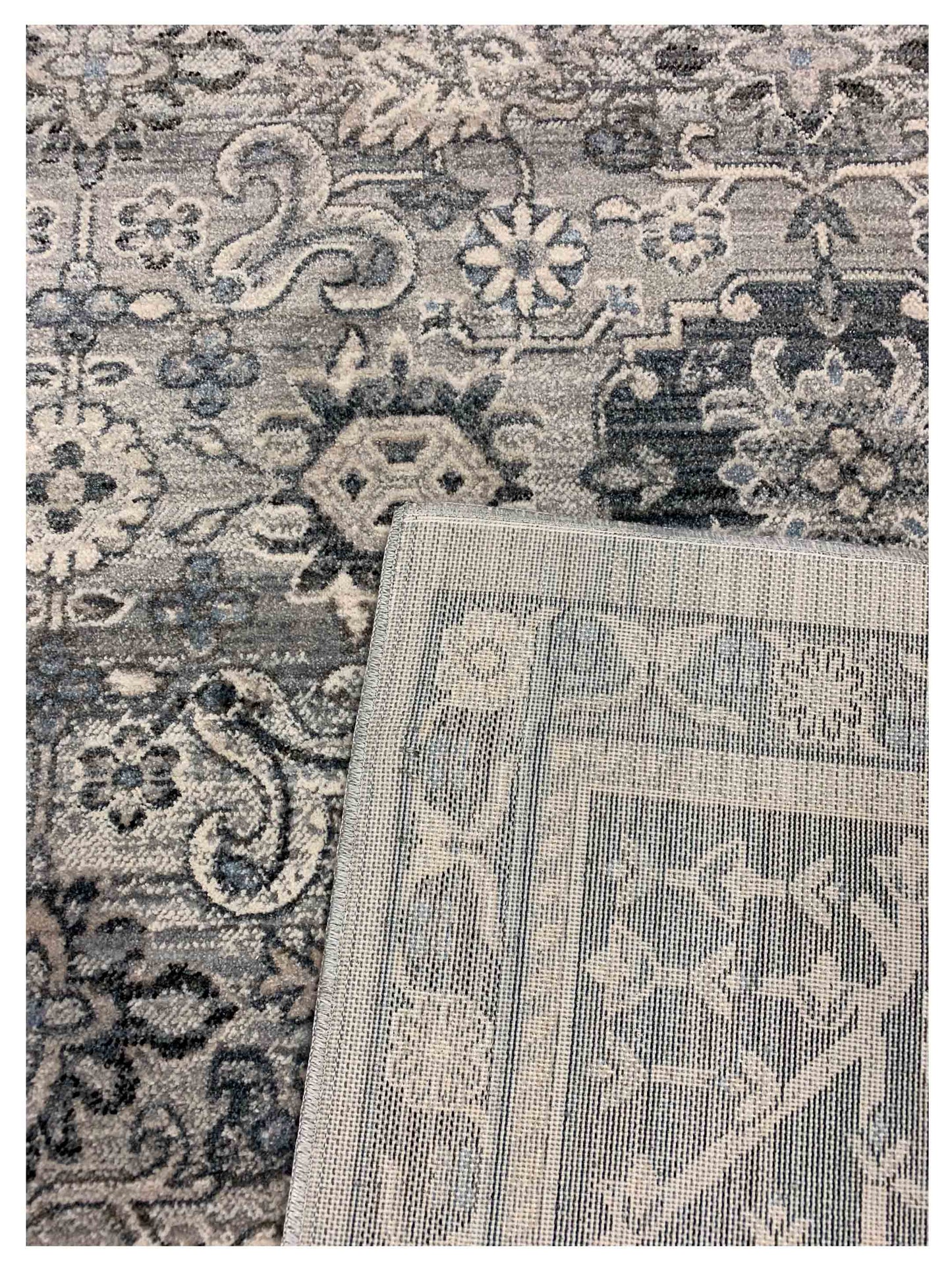 Artisan Kate Gray Charcoal Transitional Machinemade Rug - Rugs - Artisan - Atlanta Designer Rugs