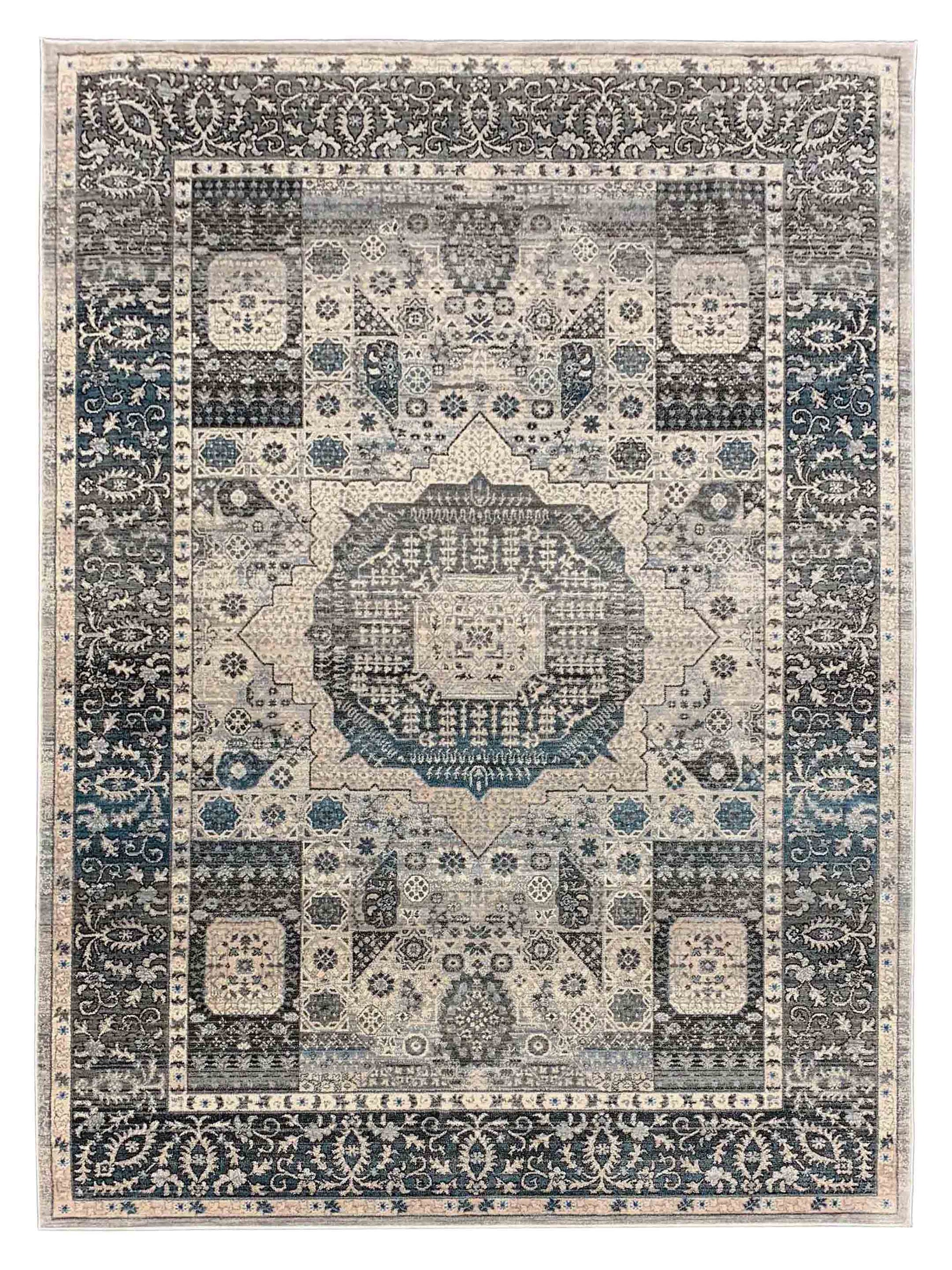 Artisan Kate Gray Charcoal Transitional Machinemade Rug - Rugs - Artisan - Atlanta Designer Rugs