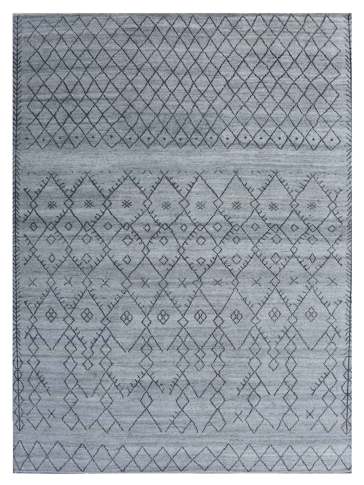 Artisan Kyra Grey Transitional Knotted Rug - Rugs - Artisan - Atlanta Designer Rugs