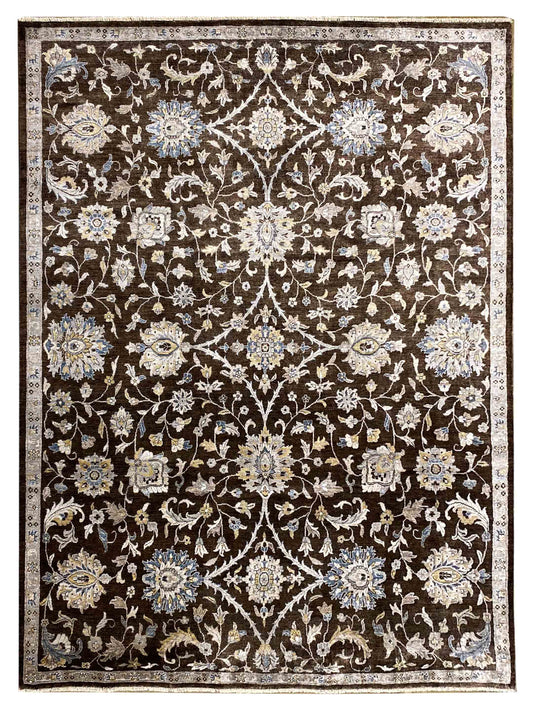 Artisan Audrey KG-01 Chocolate Traditional Knotted Rug