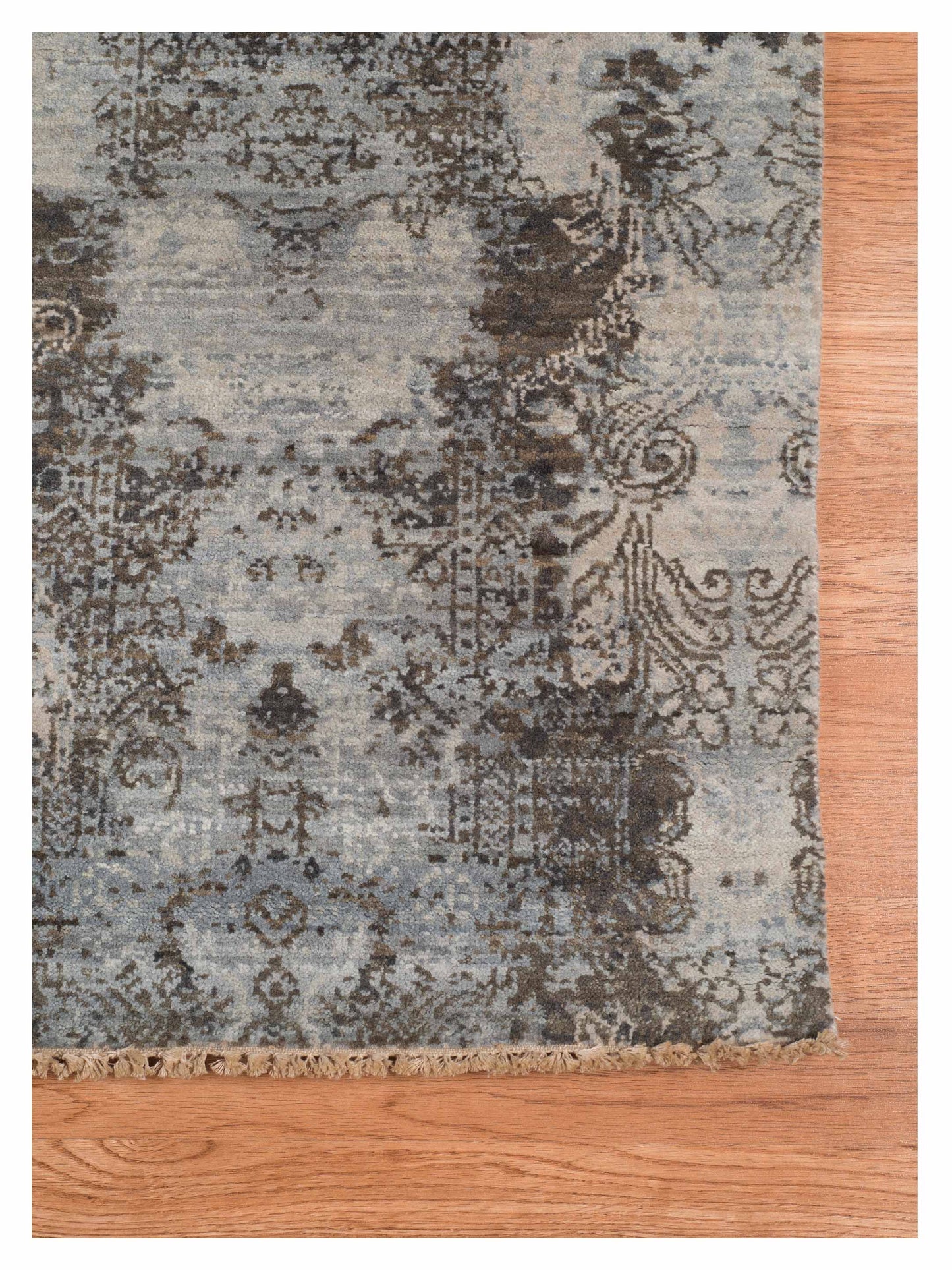 Limited KEMSEY KE - 658 PLATINUM Transitional Knotted Rug - Rugs - Limited - Atlanta Designer Rugs