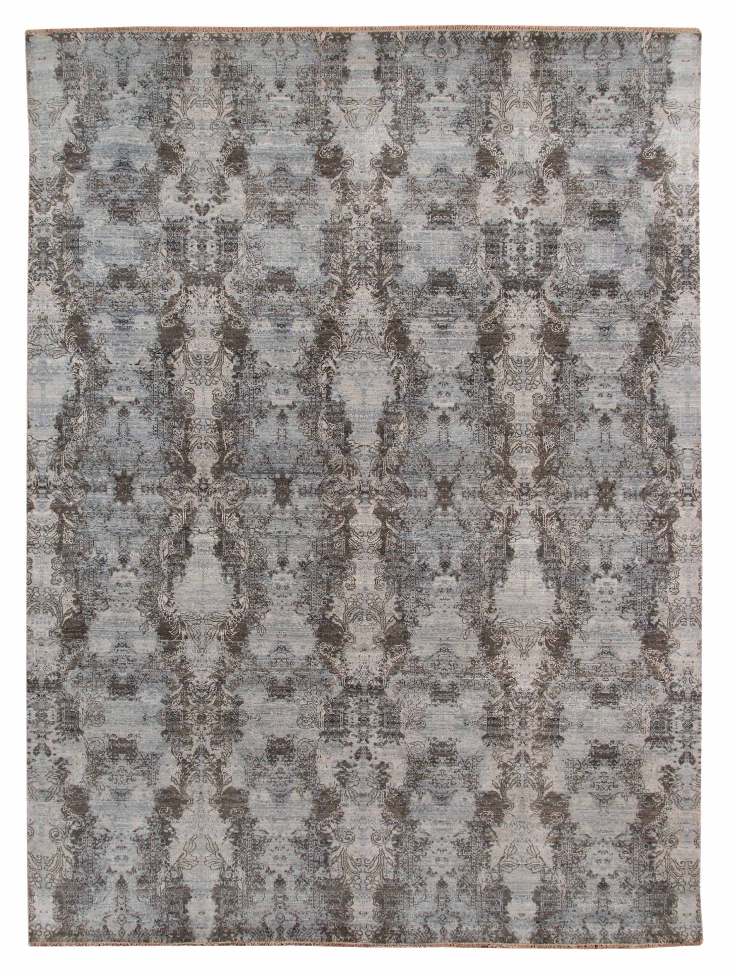 Limited KEMSEY KE - 658 PLATINUM Transitional Knotted Rug - Rugs - Limited - Atlanta Designer Rugs