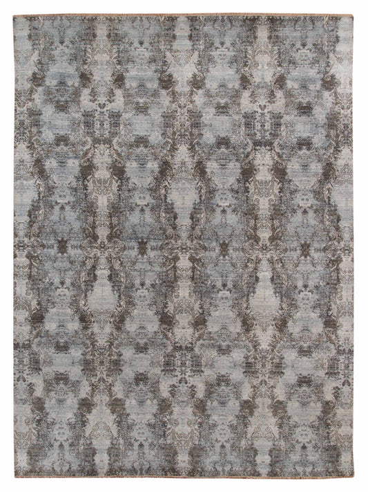 Limited KEMSEY KE - 658 PLATINUM Transitional Knotted Rug - Rugs - Limited - Atlanta Designer Rugs