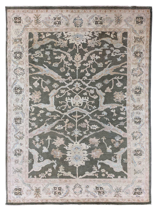 Artisan Julie Md.Brown Beige Traditional Knotted Rug - Rugs - Artisan - Atlanta Designer Rugs