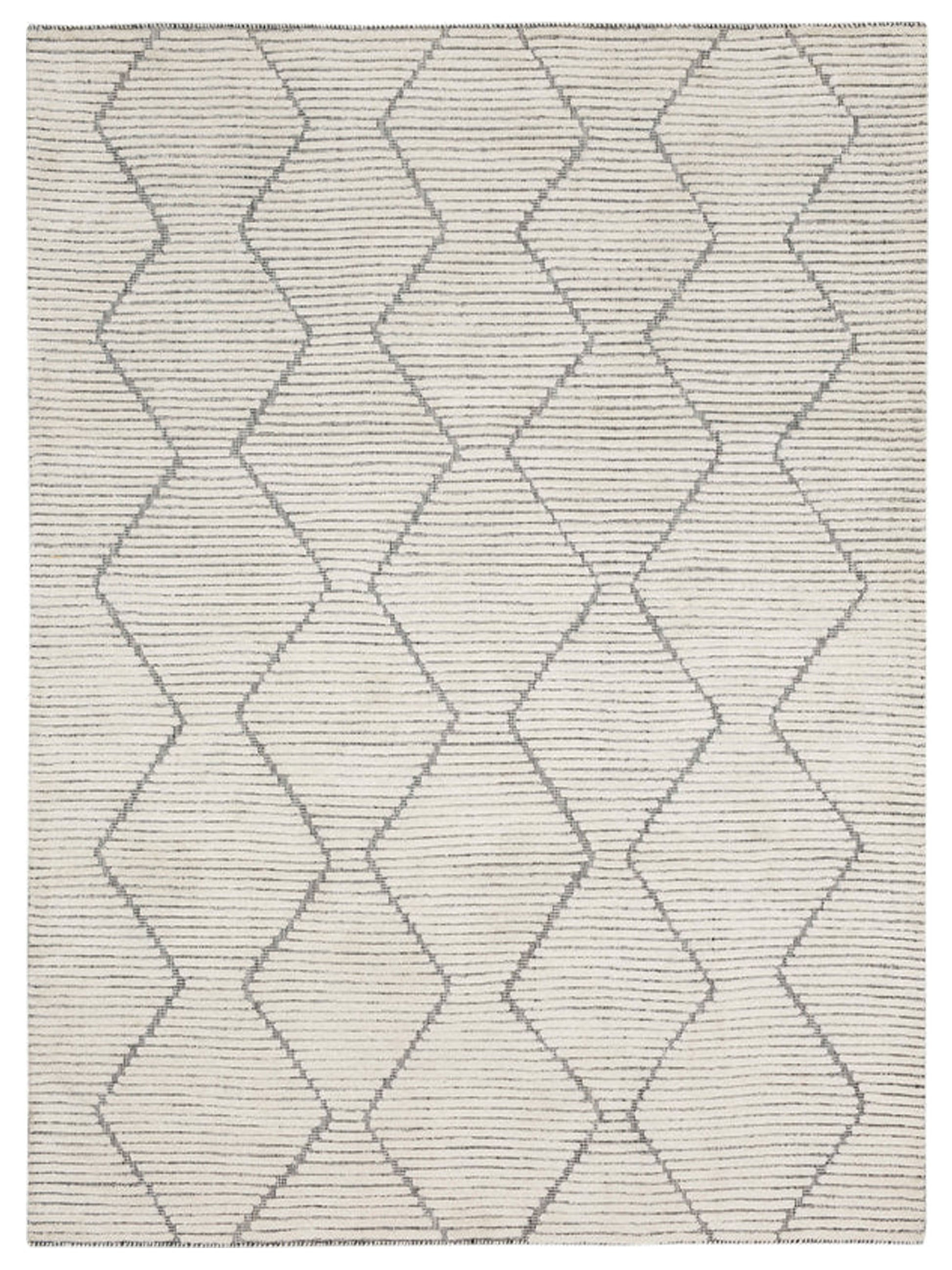 Drew & Jonathan Sirocco By Drew & Jonathan Home R1104 Black White Transitional Woven Rug