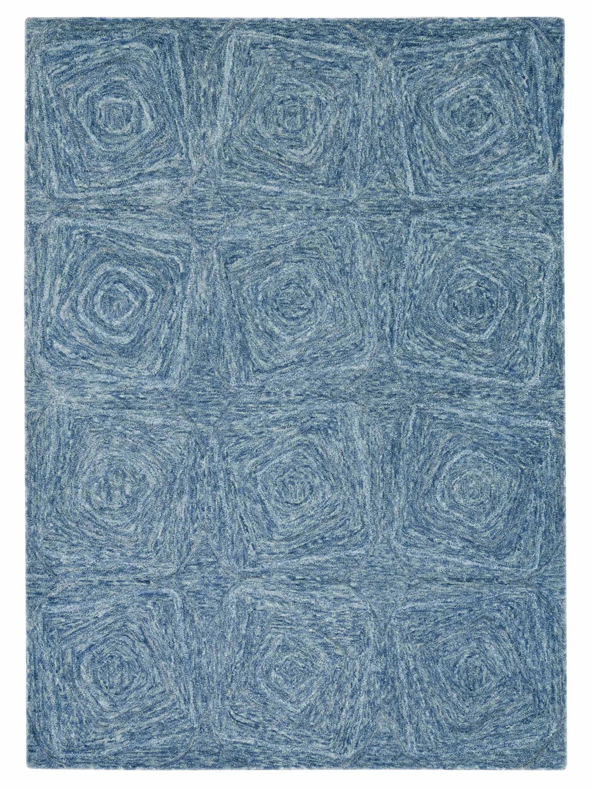 KAS Serenity 1263 Navy Transitional Tufted Rug - Rugs - KAS - Atlanta Designer Rugs